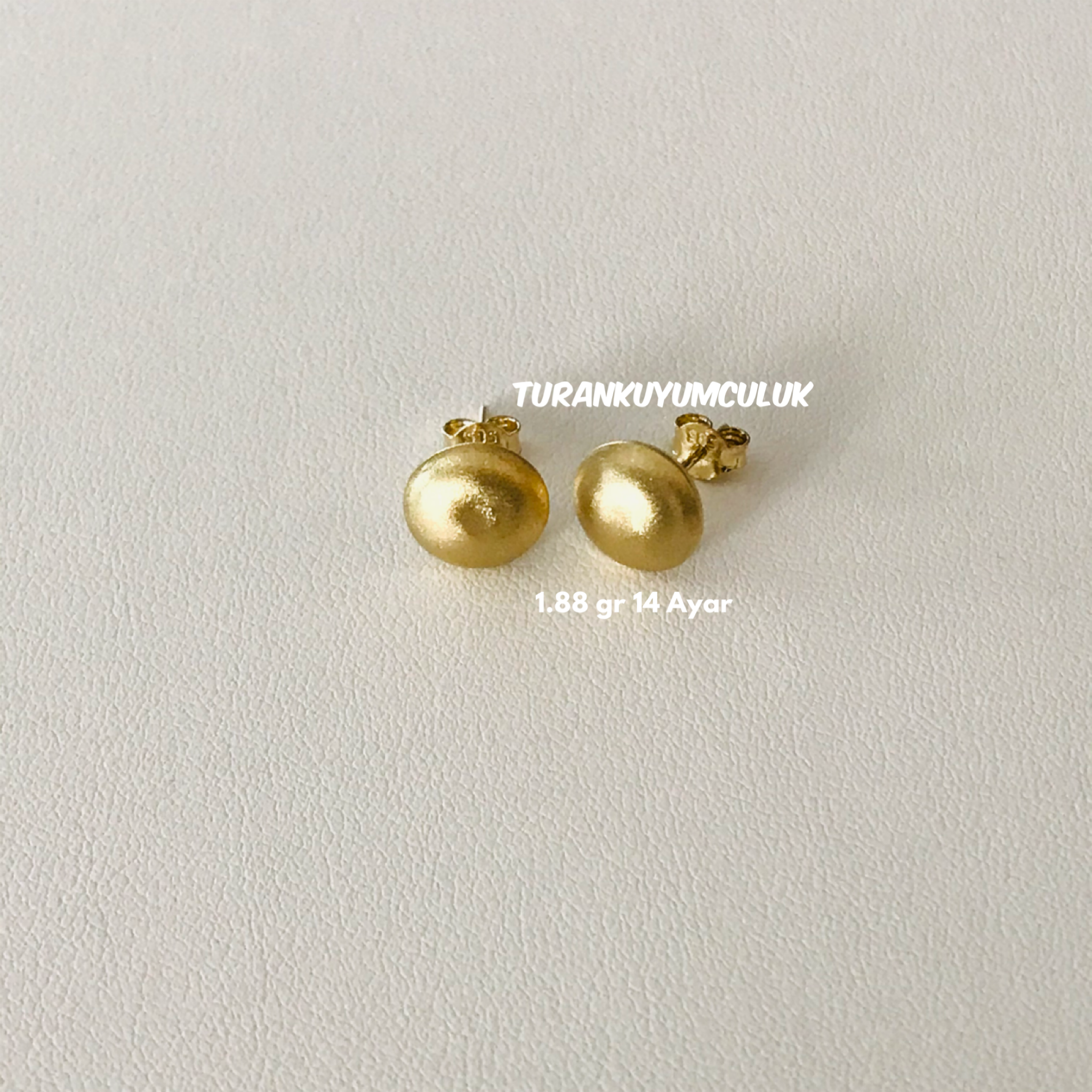 14 Ayar Küpe1,88 Gr - 14 Ayar