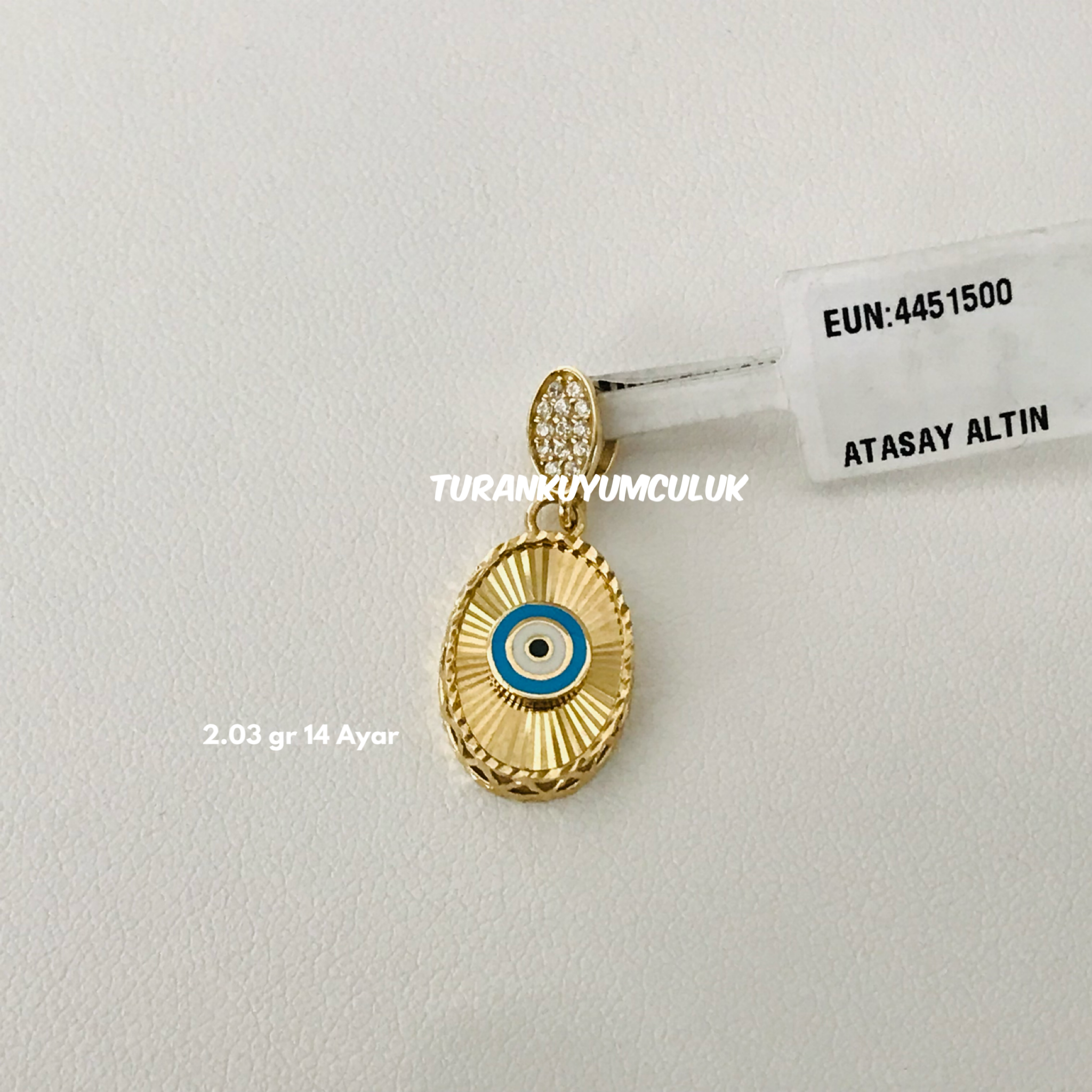 14 Ayar Kolye Ucu2,03 Gr - 14 Ayar