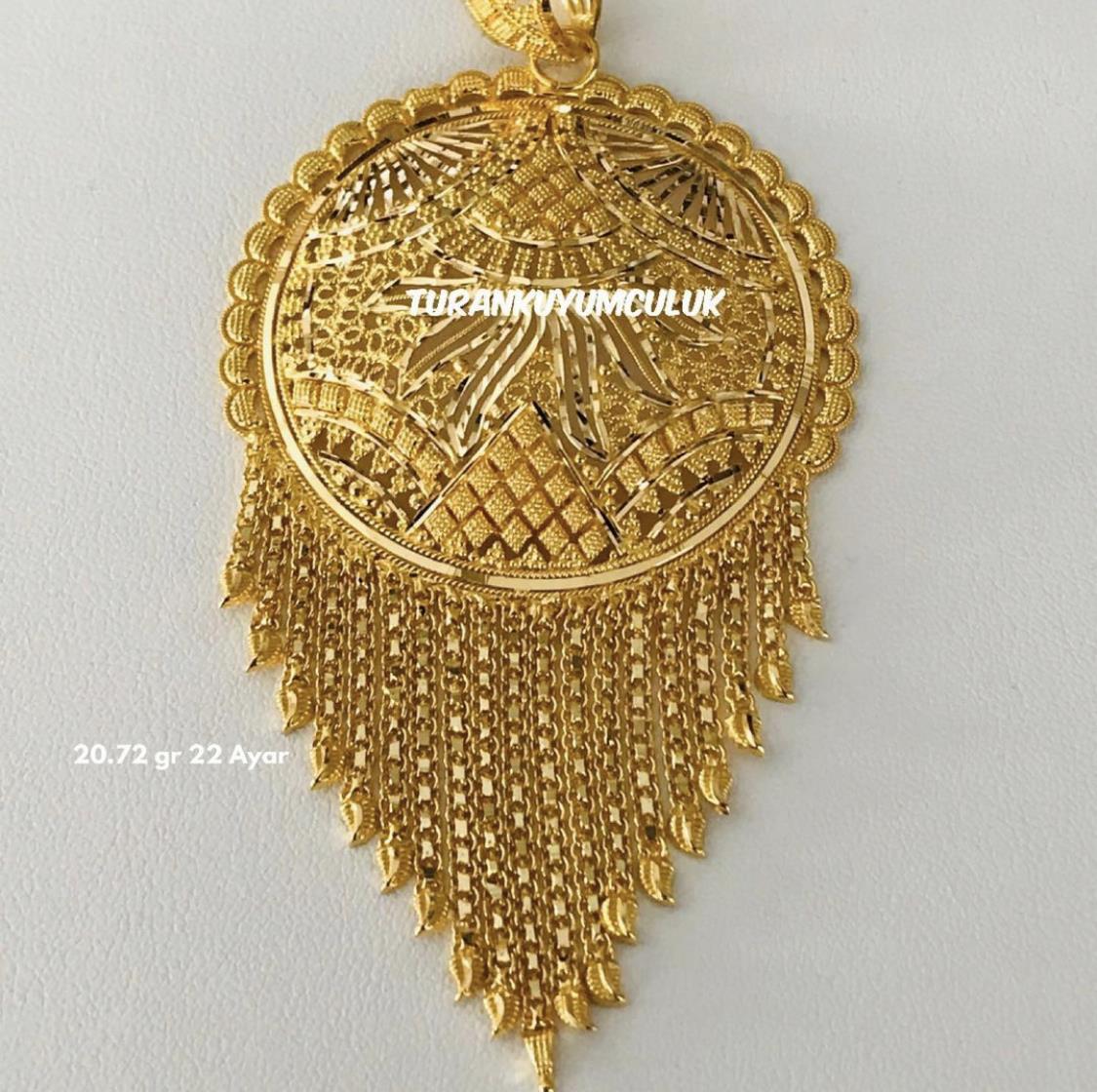 22 Ayar Kolye Ucu20,72 Gr - 22 Ayar