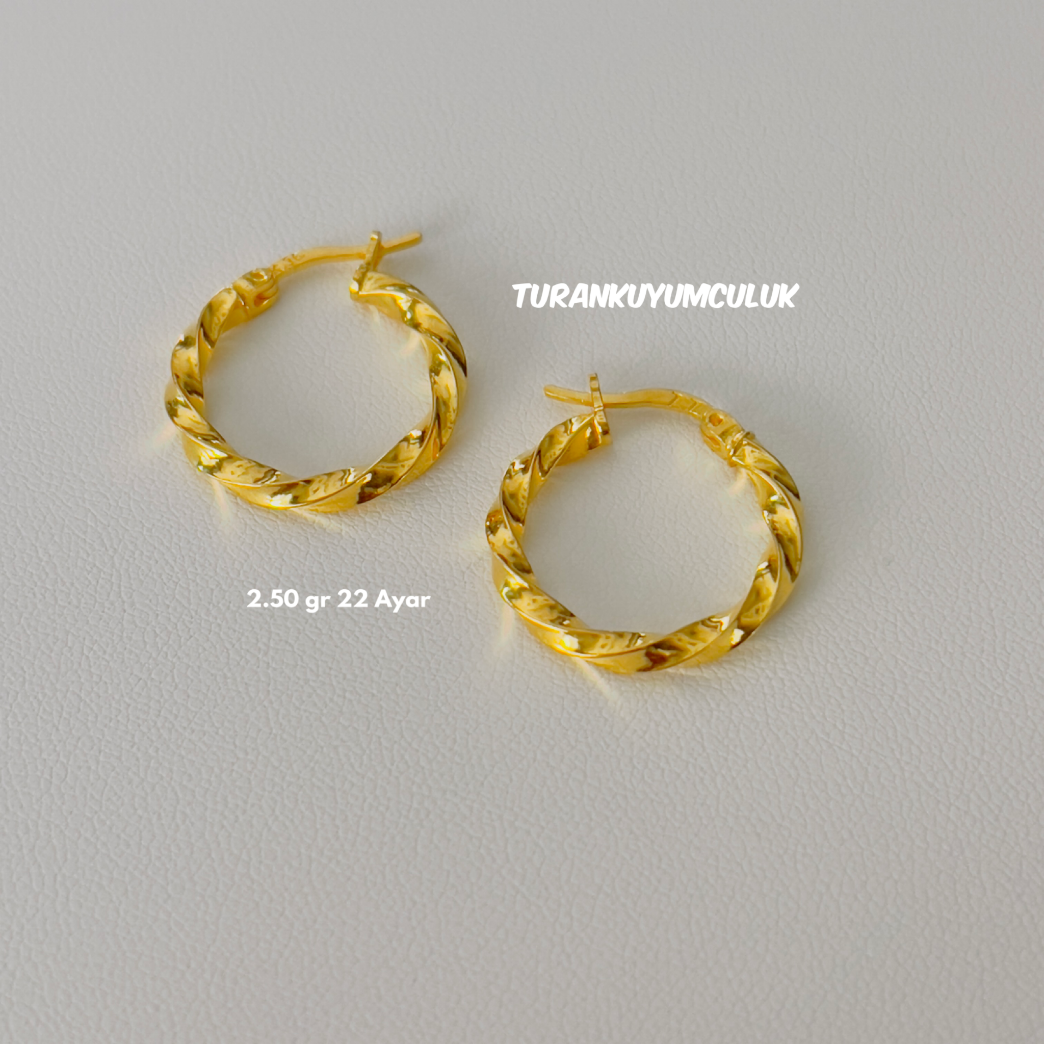 22 Ayar Küpe2,50 Gr - 22 Ayar