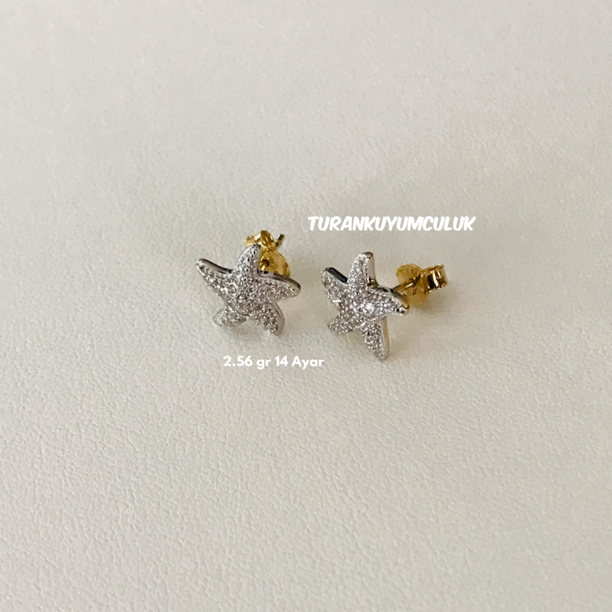 14 Ayar Küpe2,56 Gr -14 Ayar