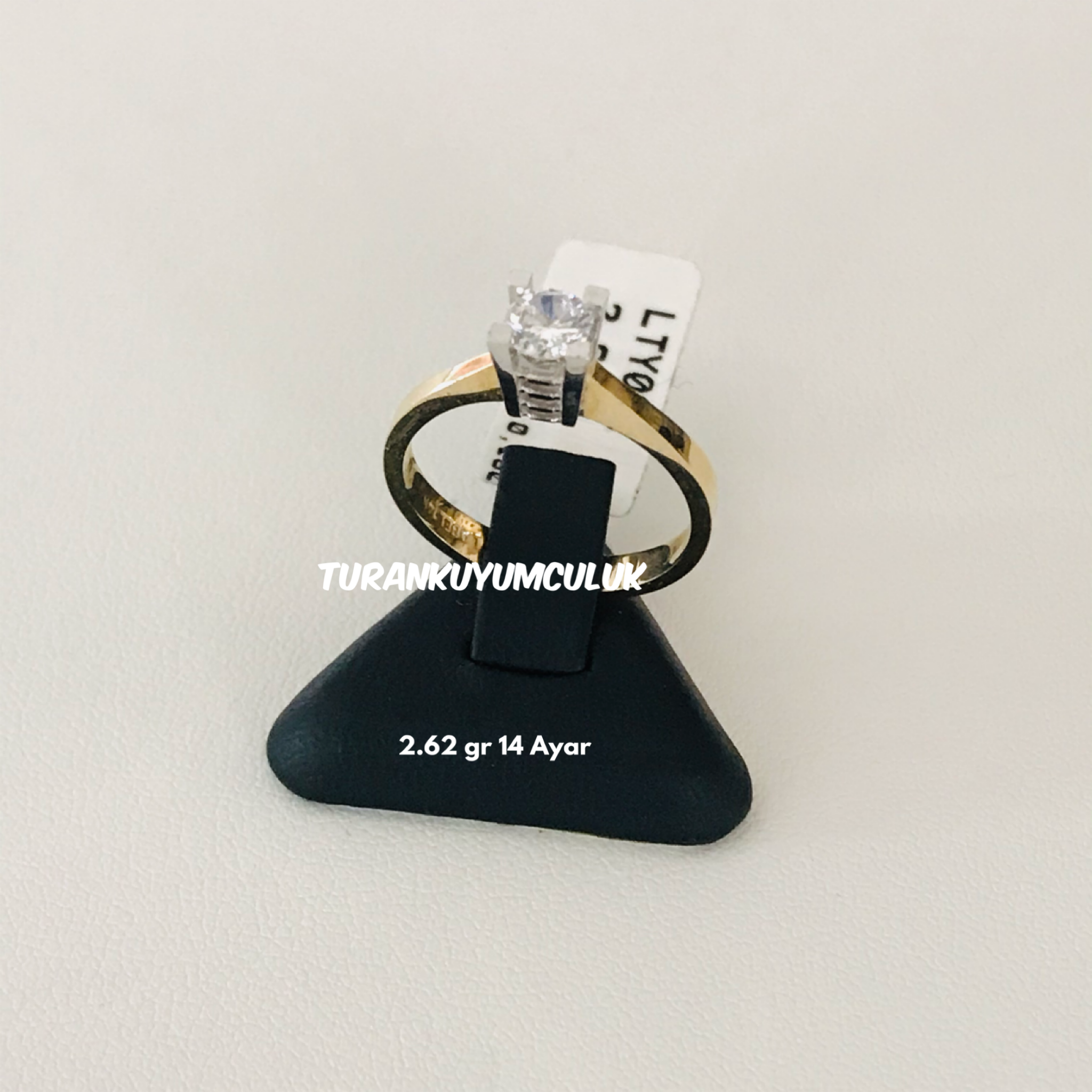 14 Ayar Tektaş2,62 Gr - 14 Ayar