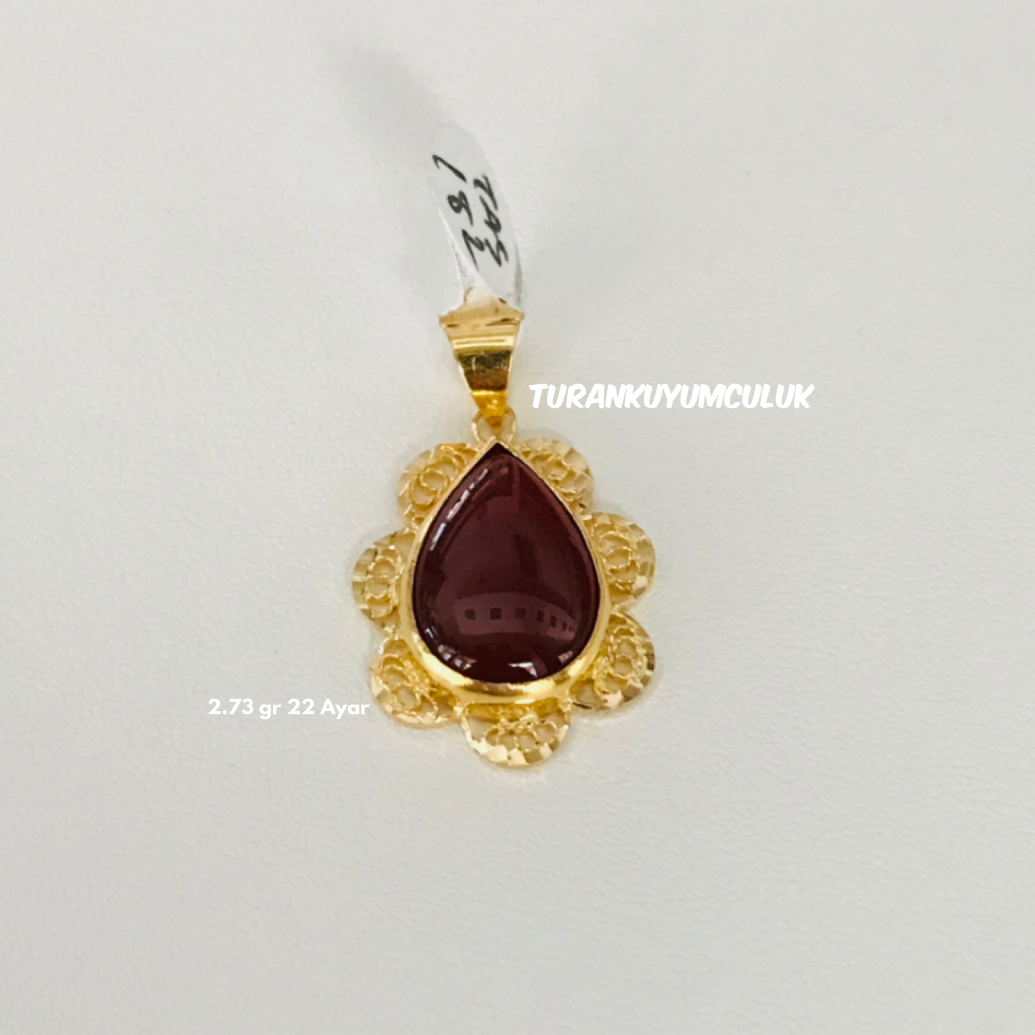 22 Ayar Kolye Ucu2,73 Gr - 22 Ayar
