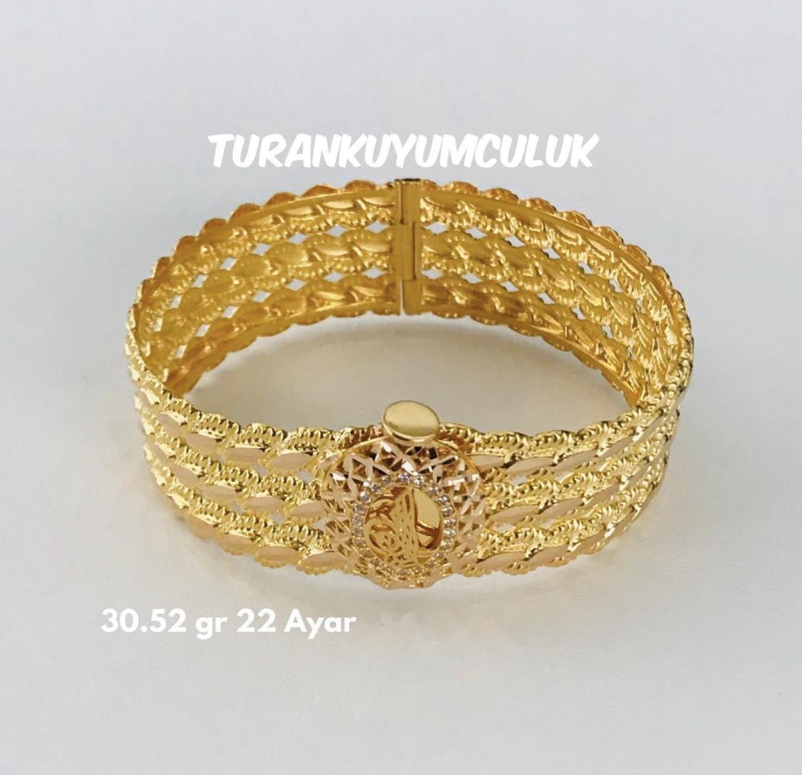 22 Ayar Kelepçe30,52 Gr - 22 Ayar