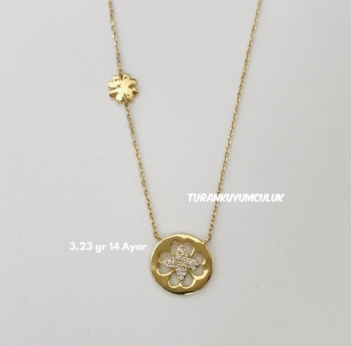 14 Ayar Kolye3,23 Gr - 14 Ayar