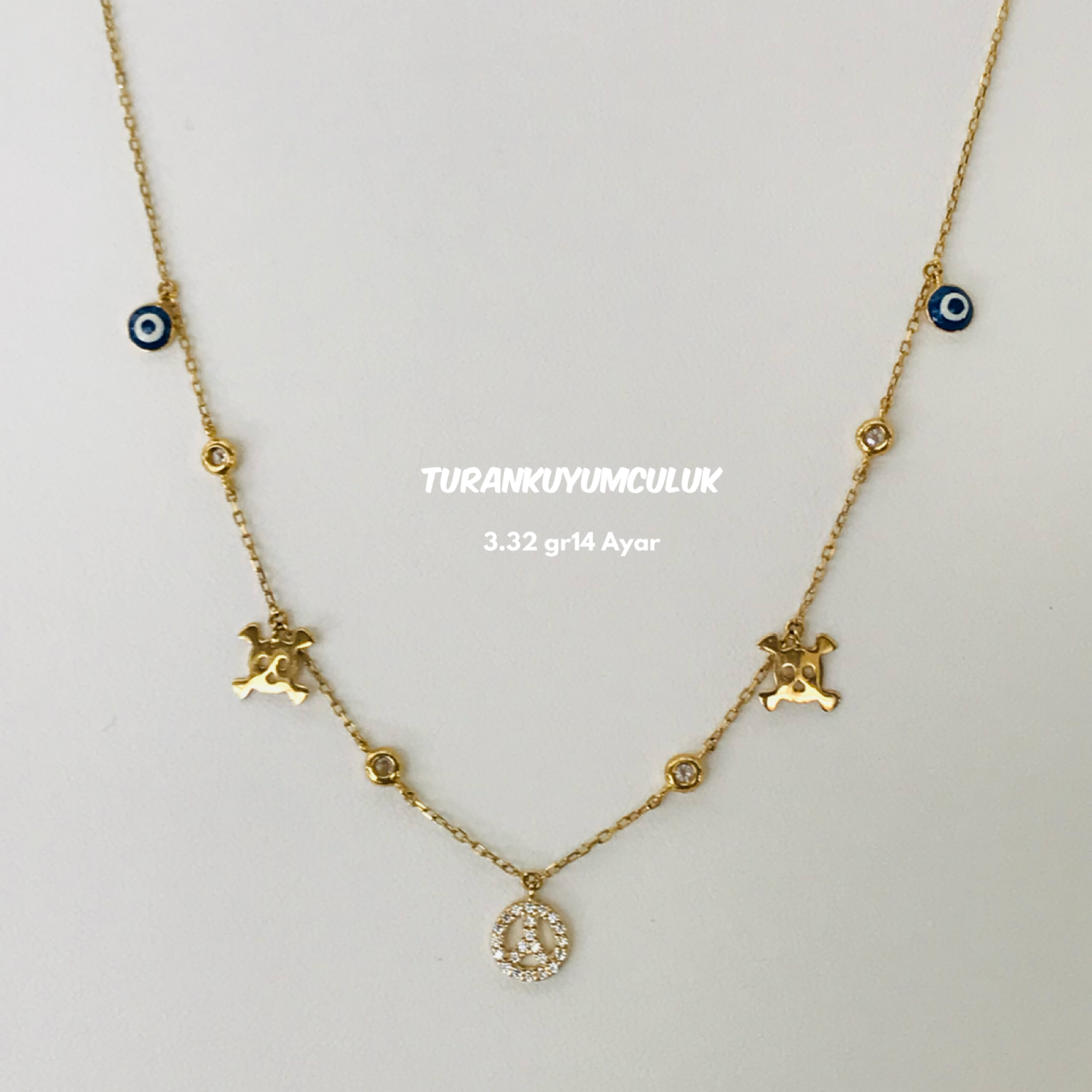 14 Ayar Kolye3,32 Gr - 14 Ayar