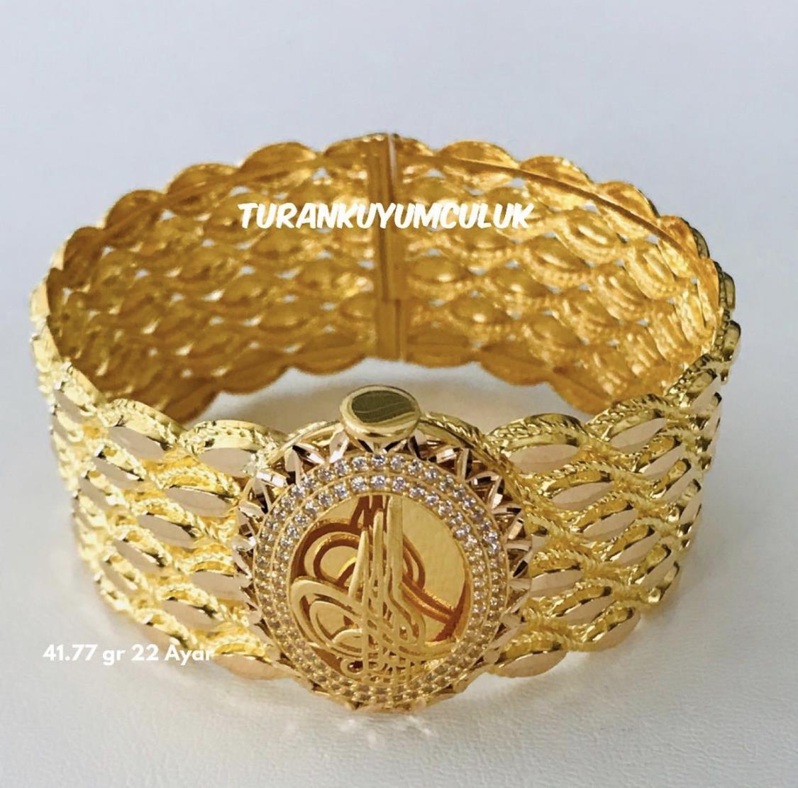 22 Ayar Kelepçe41,77 Gr - 22 Ayar