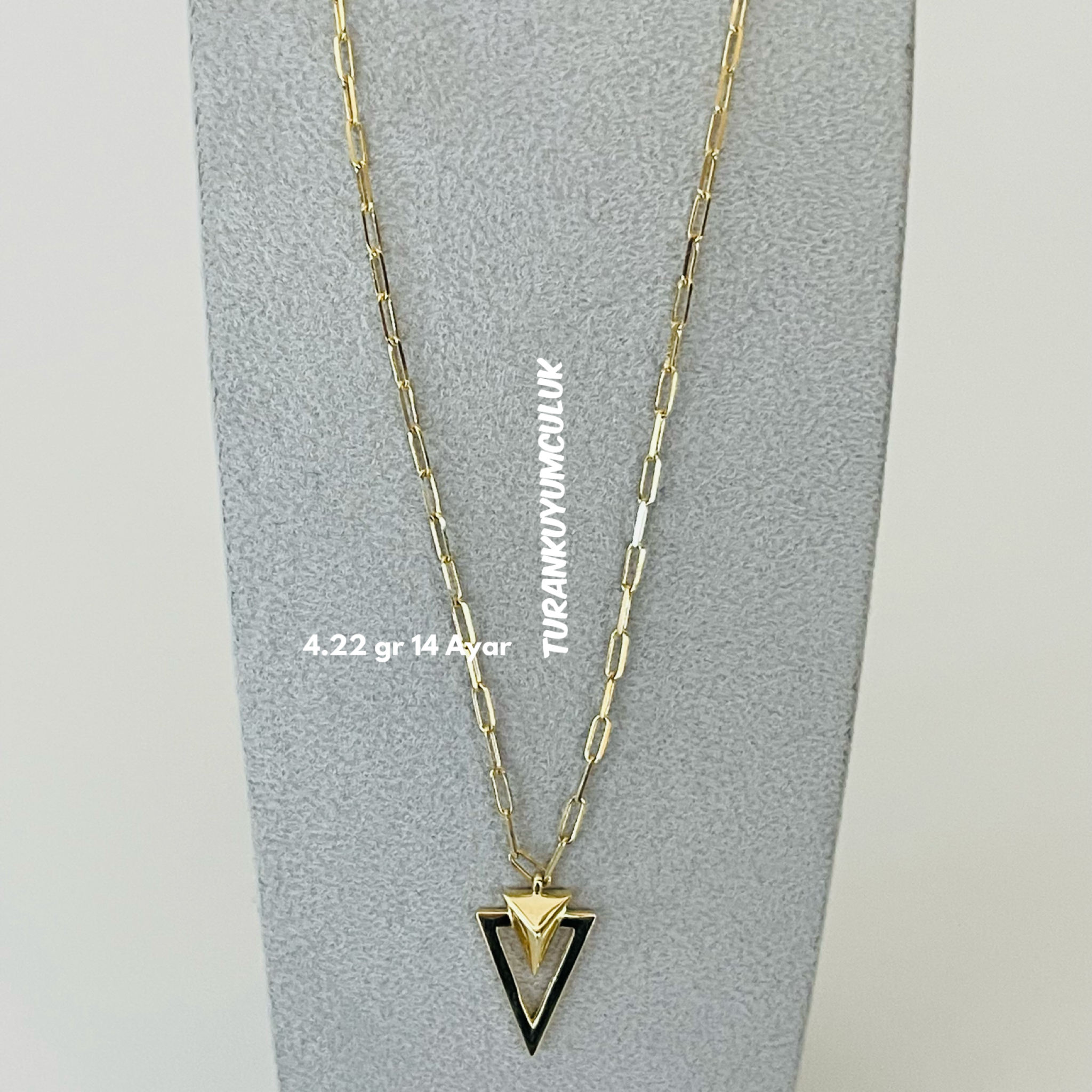 14 Ayar Kolye4,22 Gr - 14 Ayar