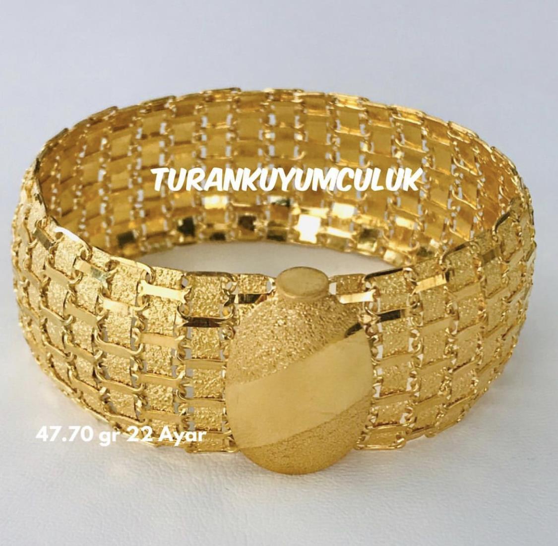 22 Ayar Kelepçe47,70 Gr - 22 Ayar