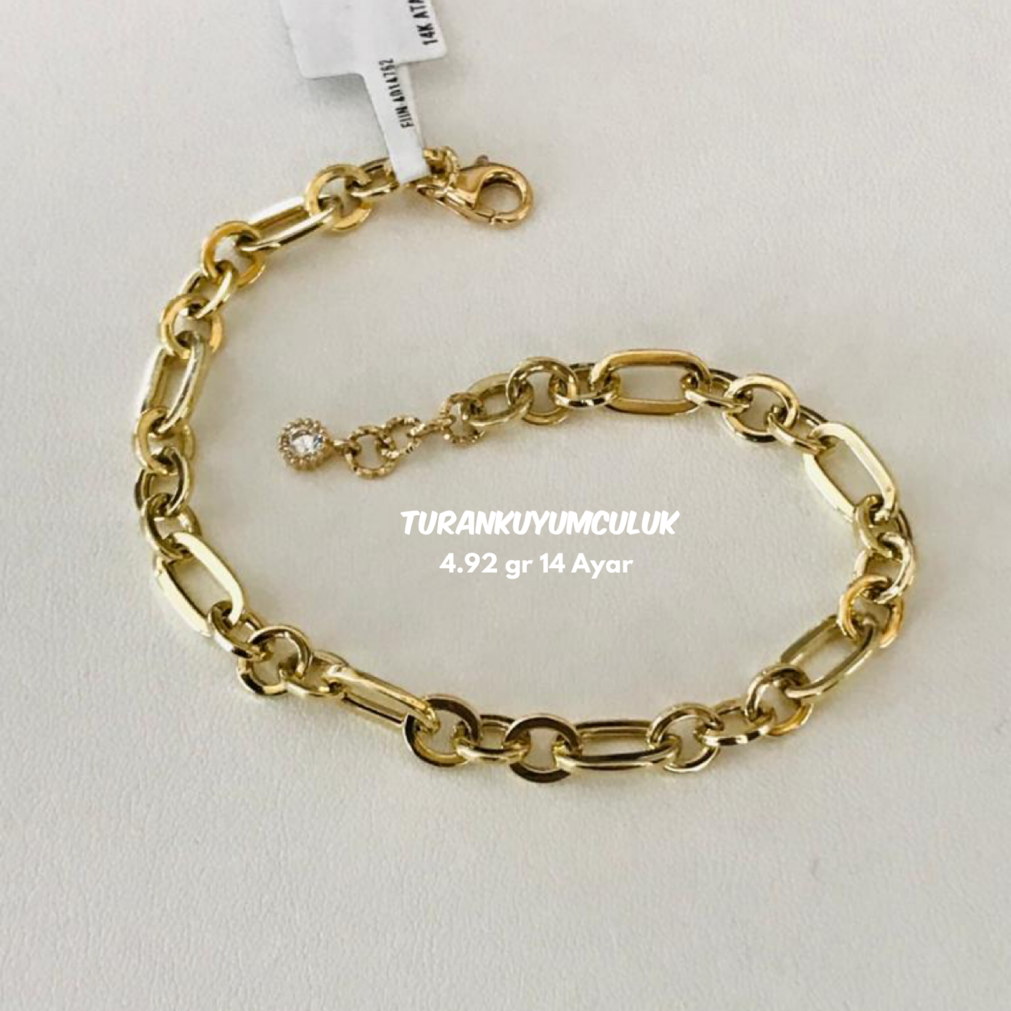 14 Ayar Bileklik4,92 Gr - 14 Ayar