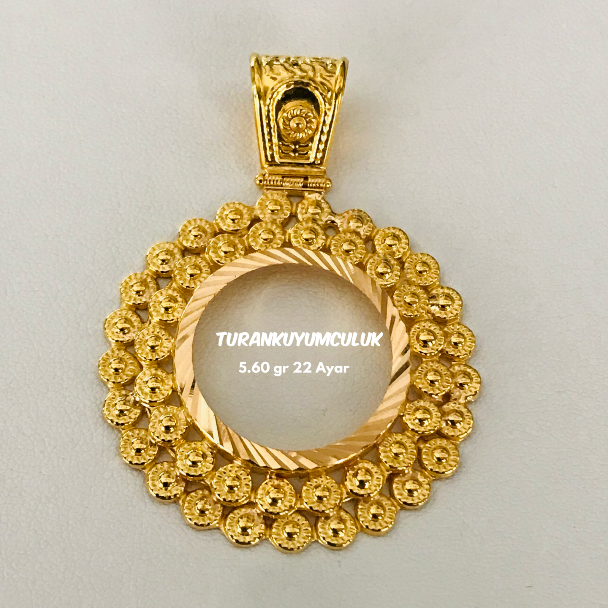 22 Ayar Kolye Ucu5,60 Gr - 22 Ayar