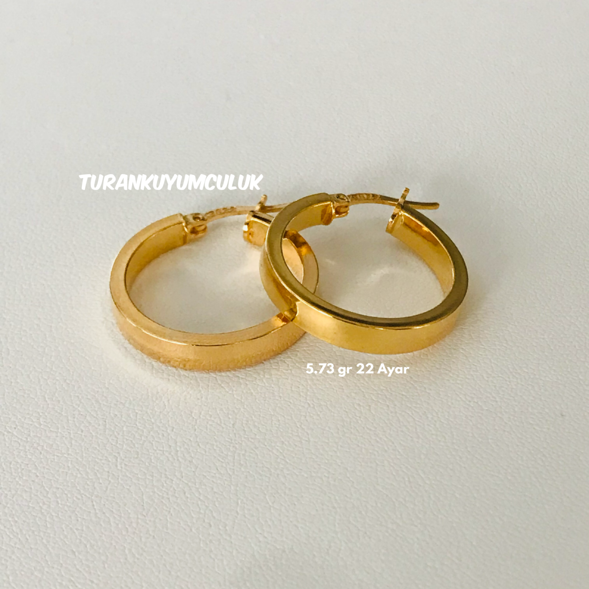 22 Ayar Küpe5,73 Gr - 22 Ayar