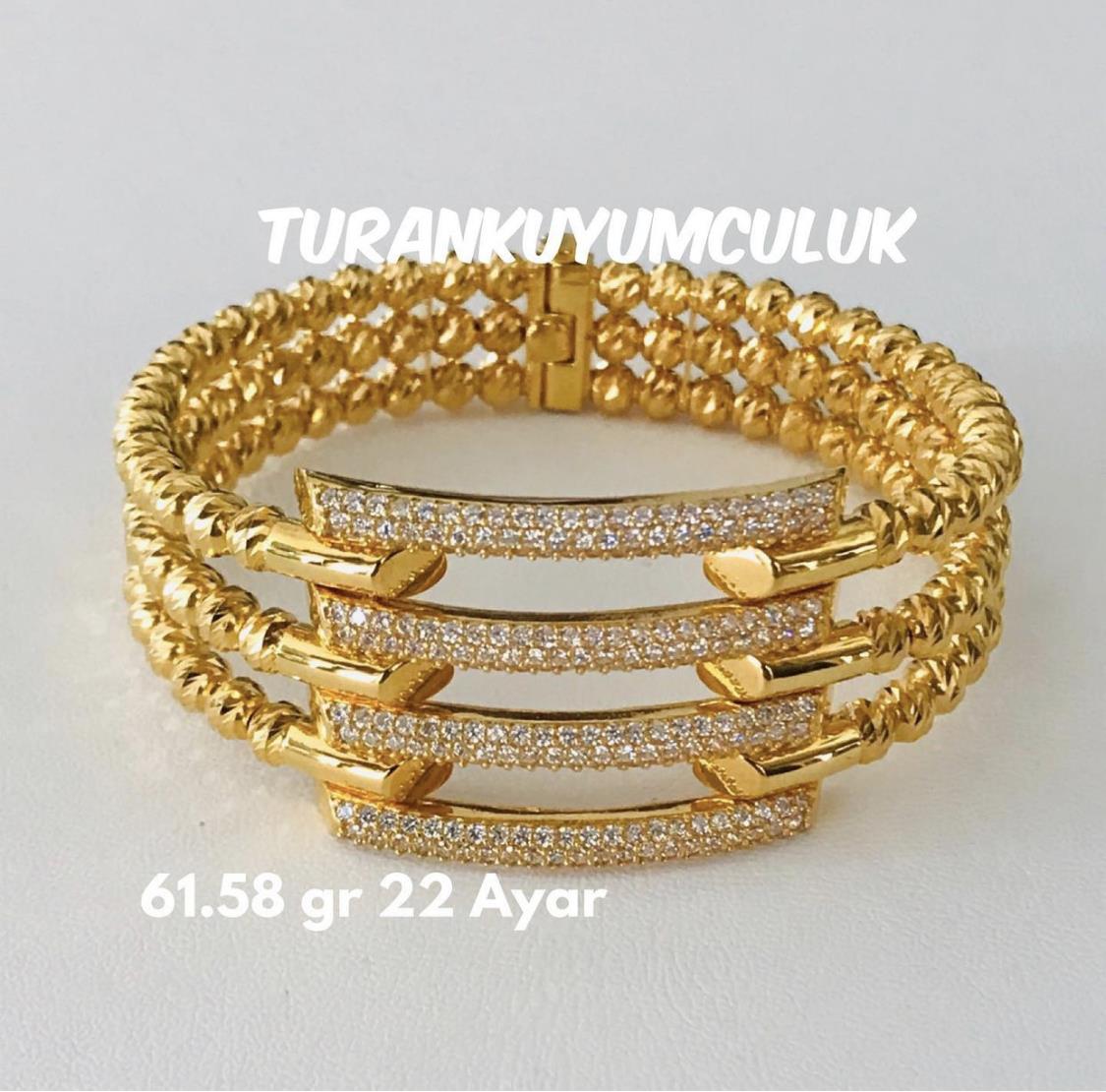 22 Ayar Kelepçe61,58 Gr - 22 Ayar