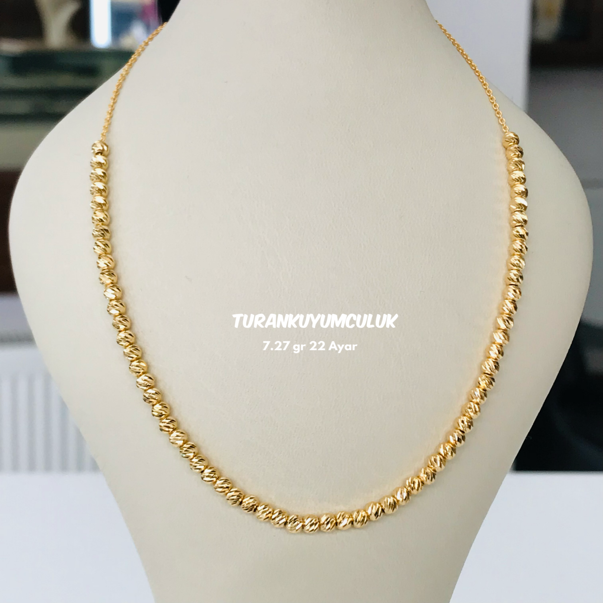 22 Ayar Kolye7,27 Gr - 22 Ayar