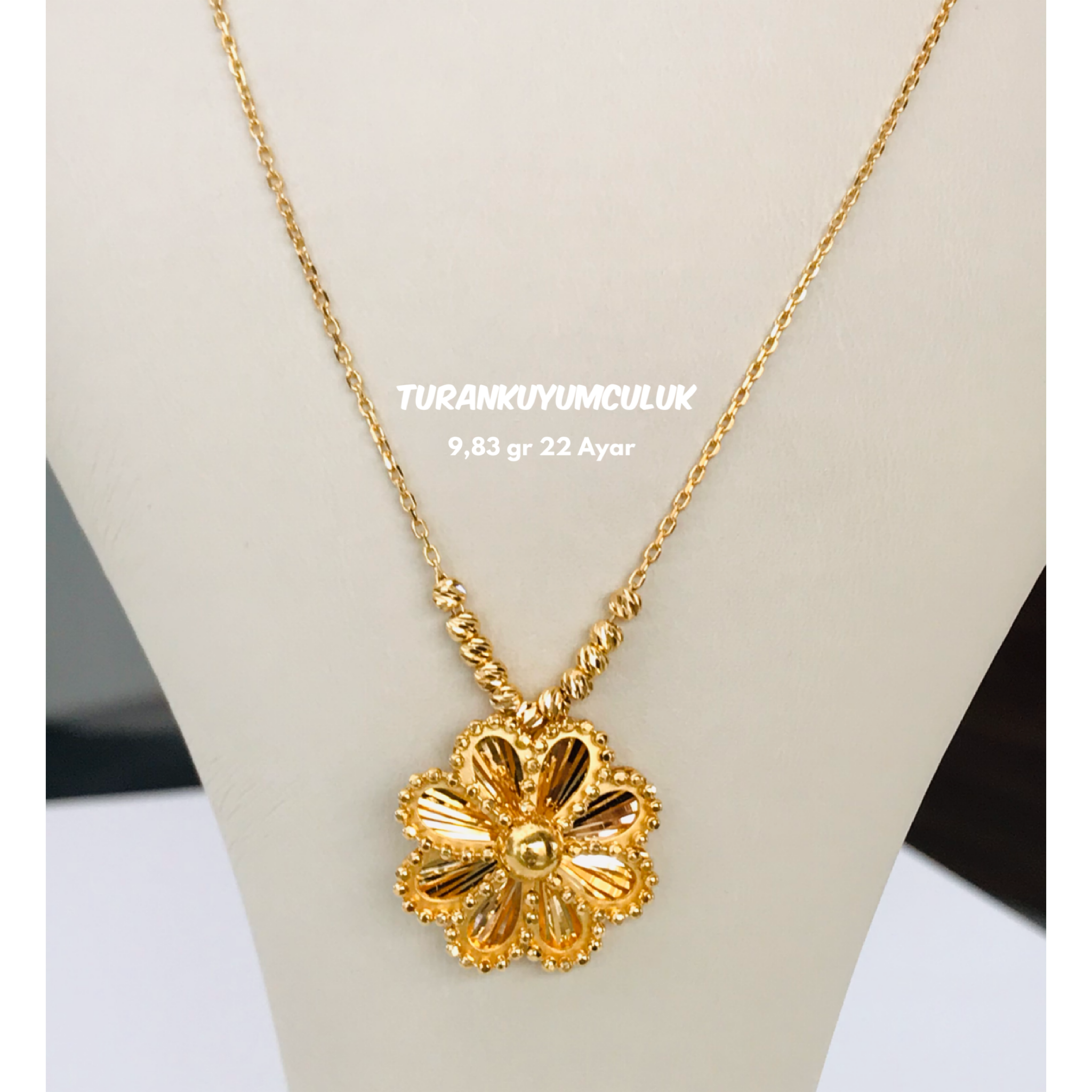 22 Ayar Kolye9,83 Gr - 22 Ayar