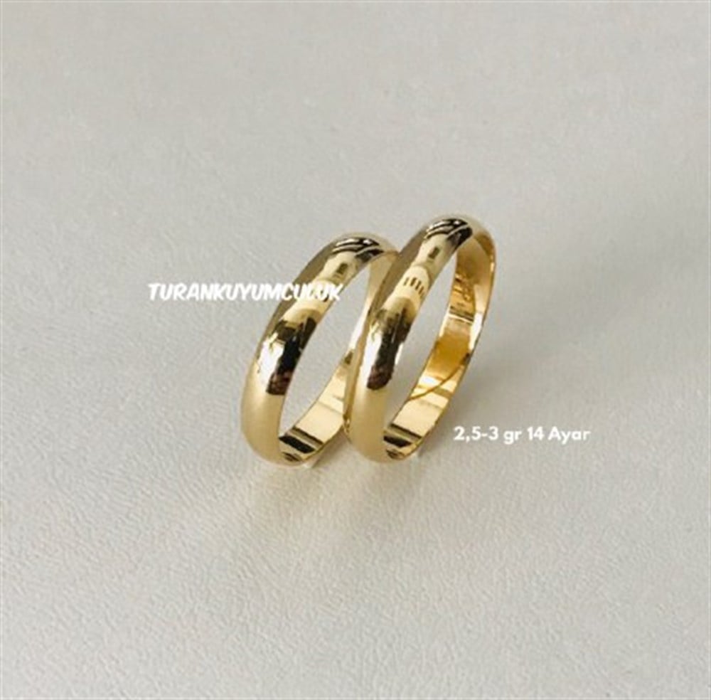 AlyansKlasik Alyans 4 Ml  14 Ayar