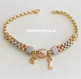 14 Ayar Bileklik10,13 Gr - 14 Ayar