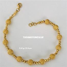 22 Ayar Bileklik11,61 Gr - 22 Ayar