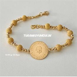 22 Ayar Bileklik12,02 Gr - 22 Ayar