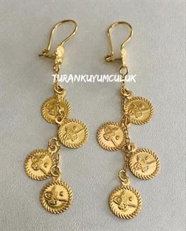 22 Ayar Küpe4,50 Gr - 22 Ayar