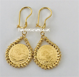 22 Ayar Küpe7,81 Gr - 22 Ayar