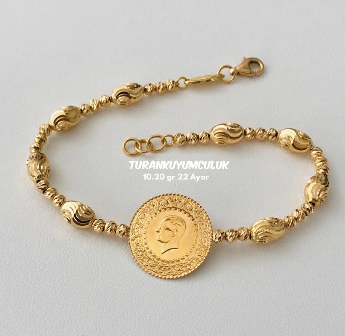 22 Ayar Bileklik10,20 Gr - 22 Ayar