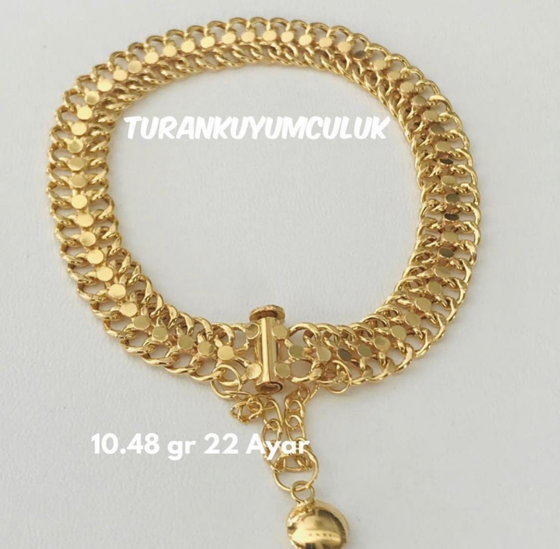 22 Ayar Bileklik10,48 Gr - 22 Ayar