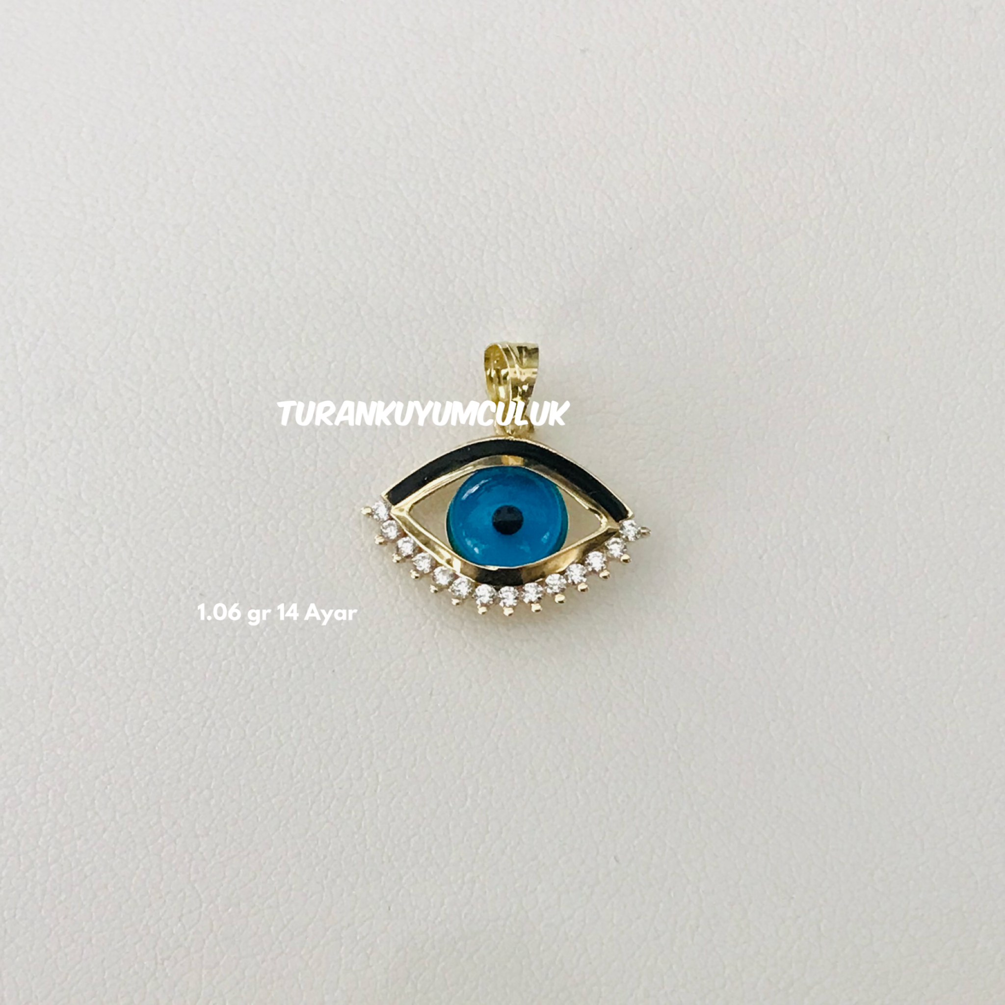 14 Ayar Kolye Ucu1,06 Gr - 14 Ayar