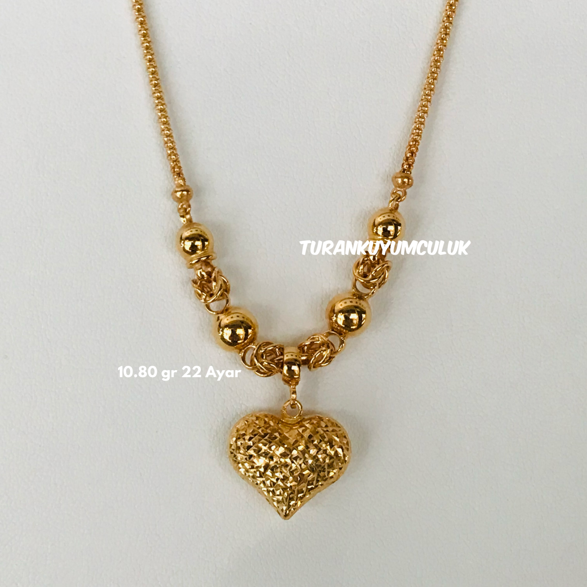 22 Ayar Kolye10,80 Gr - 22 Ayar