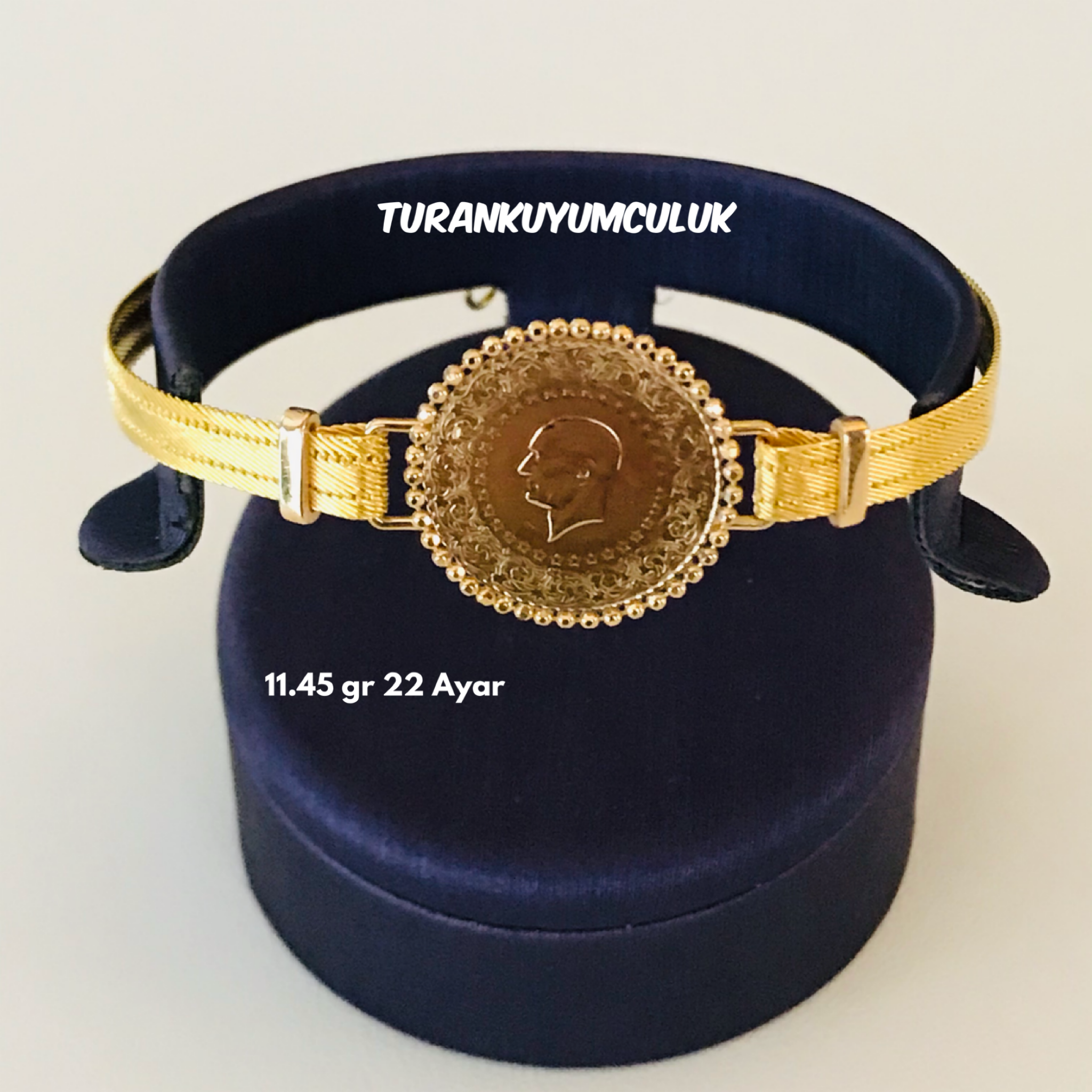 22 Ayar Kelepçe11,45 Gr - 22 Ayar