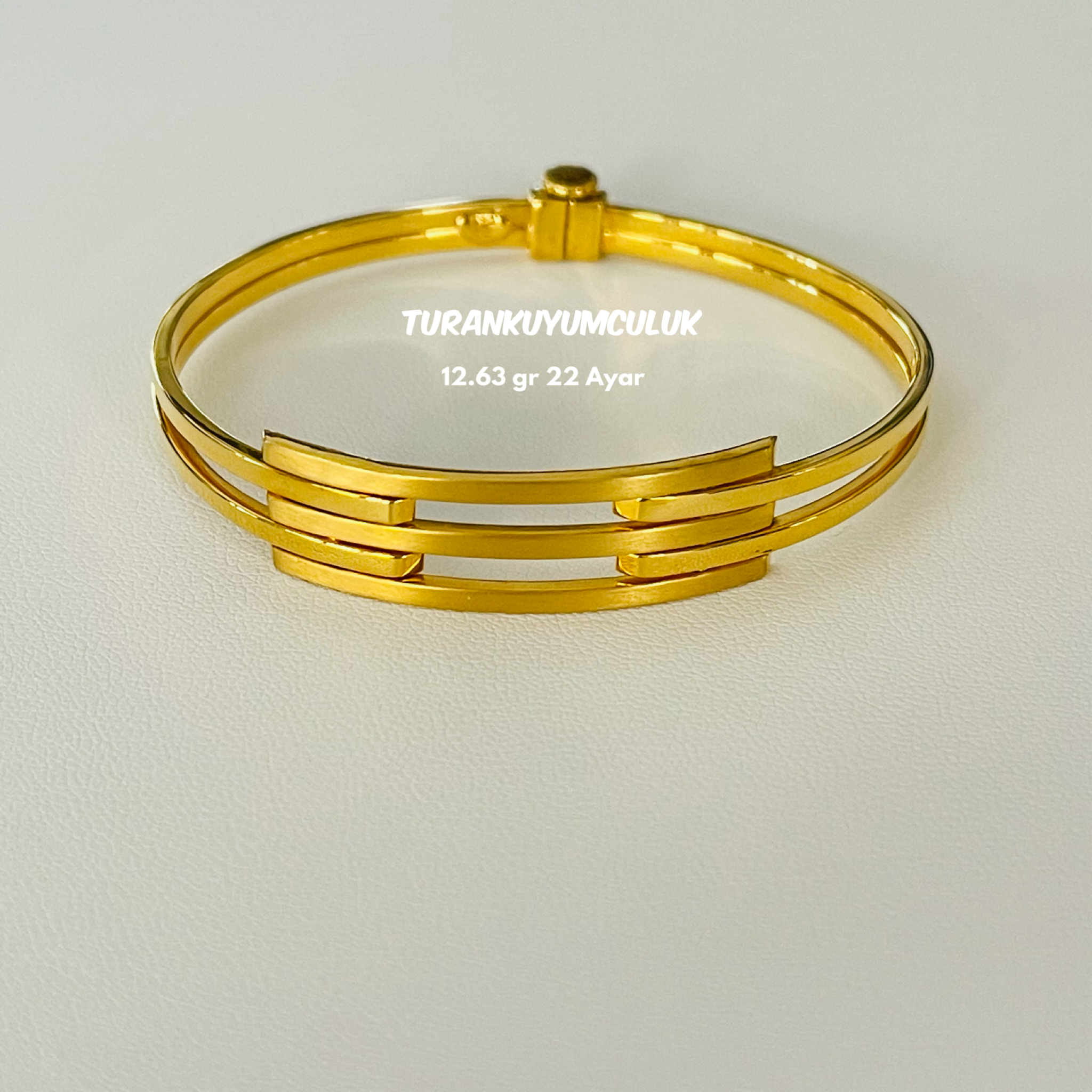 22 Ayar Kelepçe12,64 Gr - 22 Ayar