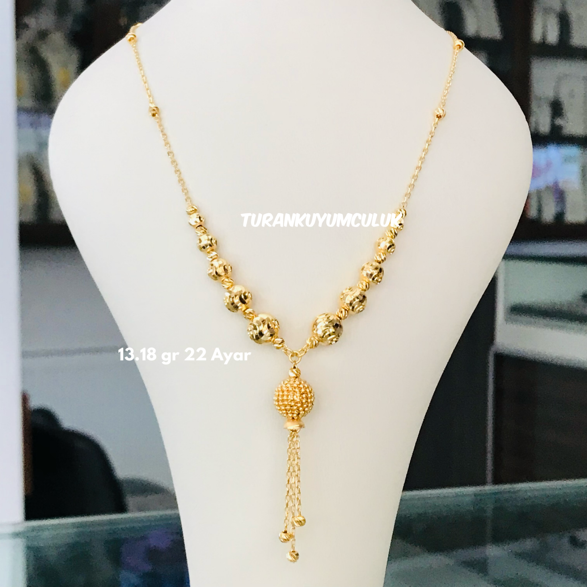 22 Ayar Kolye13,18 Gr - 22 Ayar