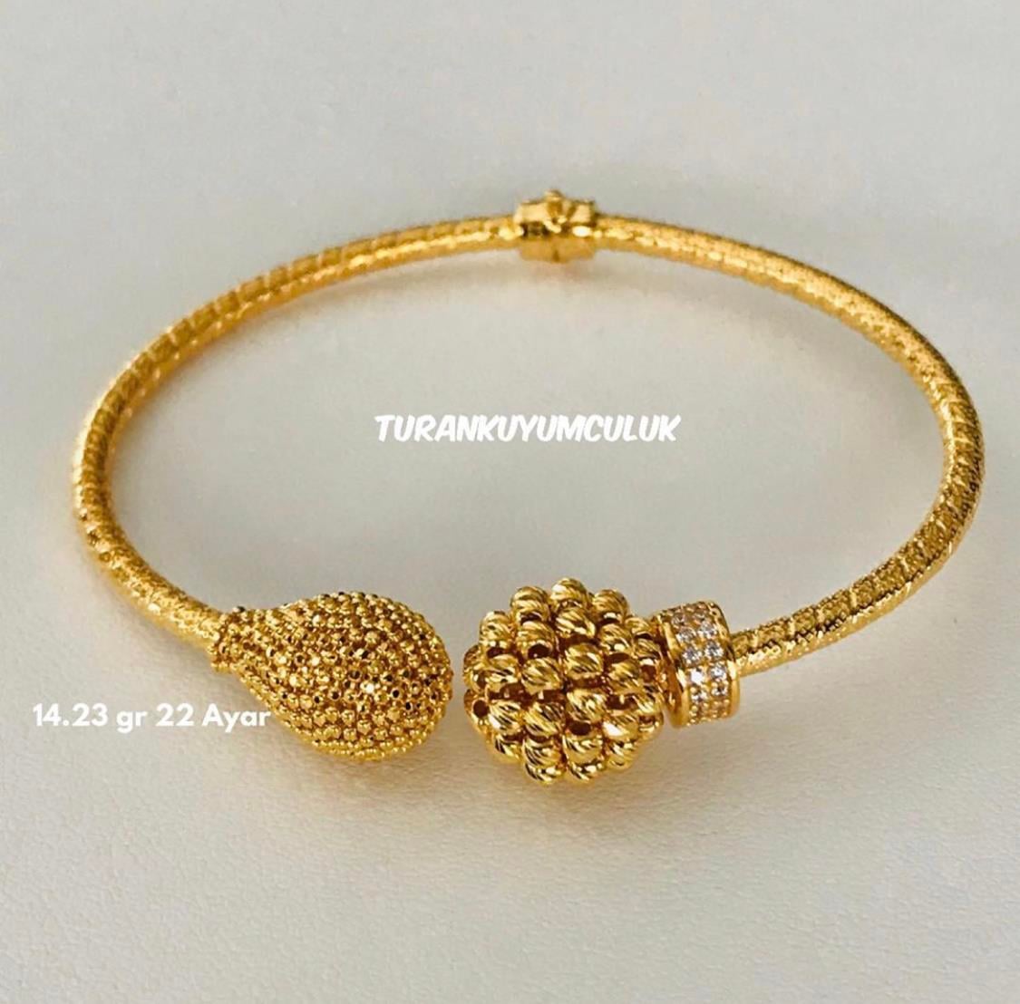 22 Ayar Kelepçe14,23 Gr - 22 Ayar