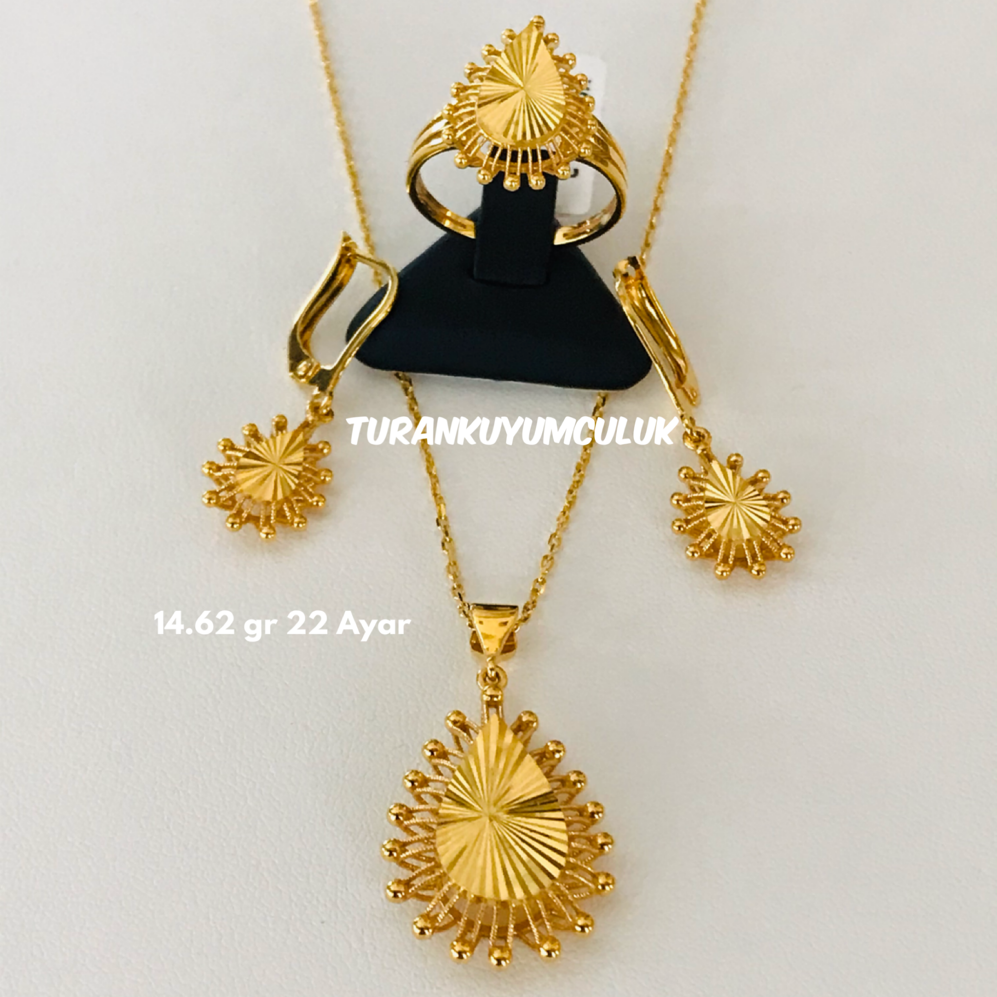 22 Ayar Üçlü Set 14,62 Gr - 22 Ayar