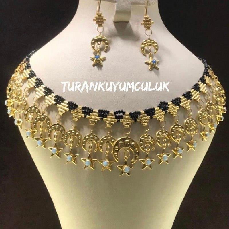 14 Ayar Karabatak Gerdanlığı15,01 Gr - 22 Ayar