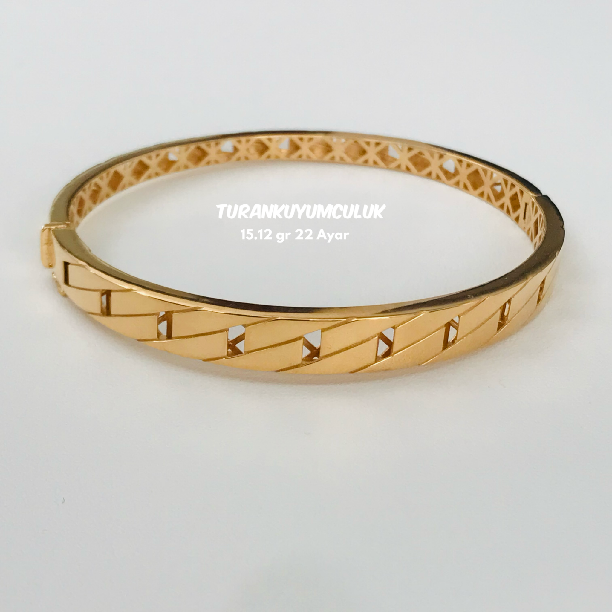 22 Ayar Kelepçe15,12 Gr - 22 Ayar