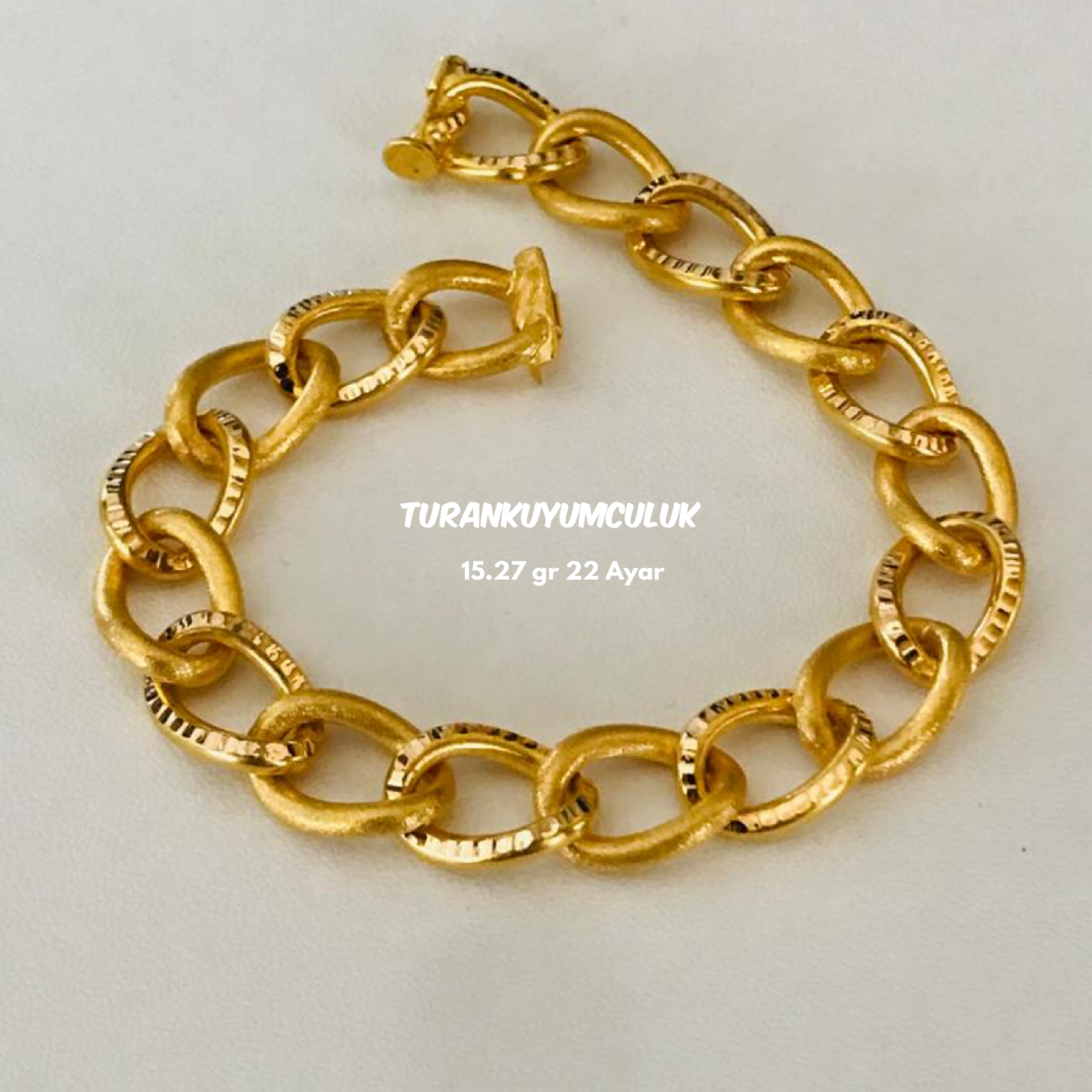 22 Ayar Bileklik15,27 Gr - 22 Ayar