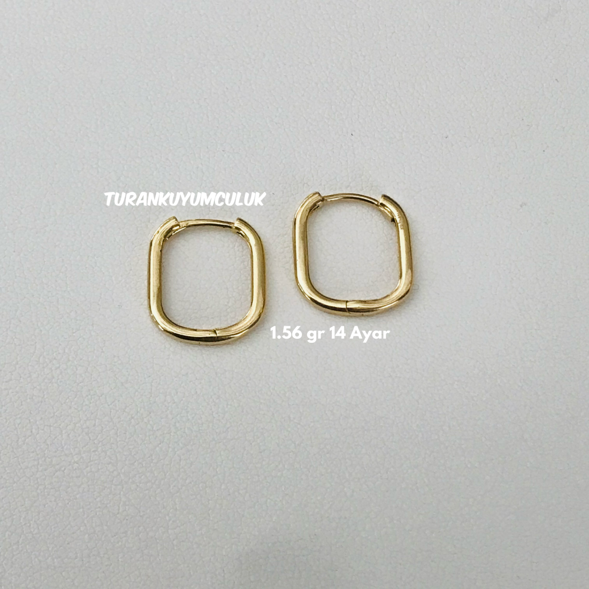 14 Ayar Küpe1,56 Gr - 14 Ayar