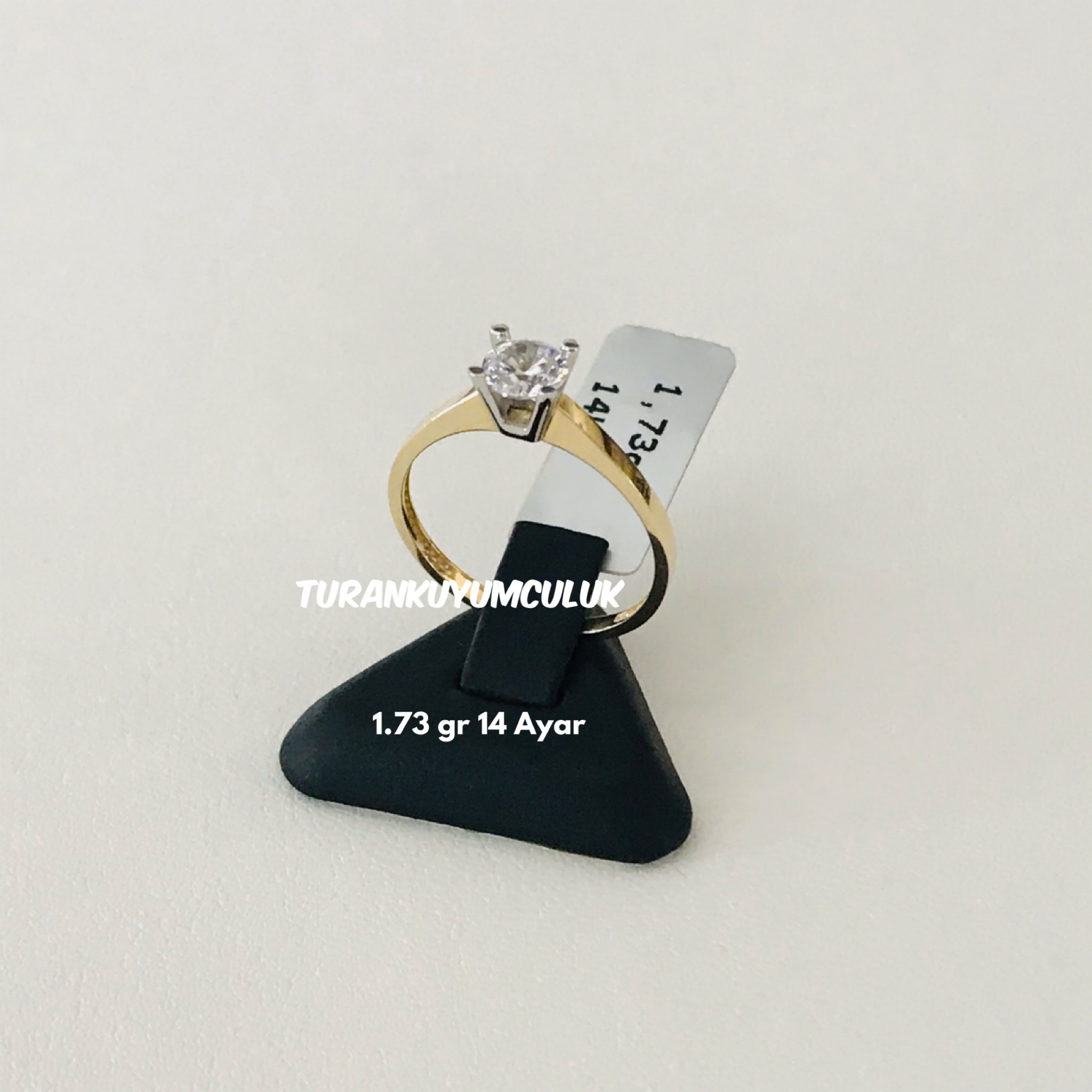 14 Ayar Tektaş1,73 Gr - 14 Ayar