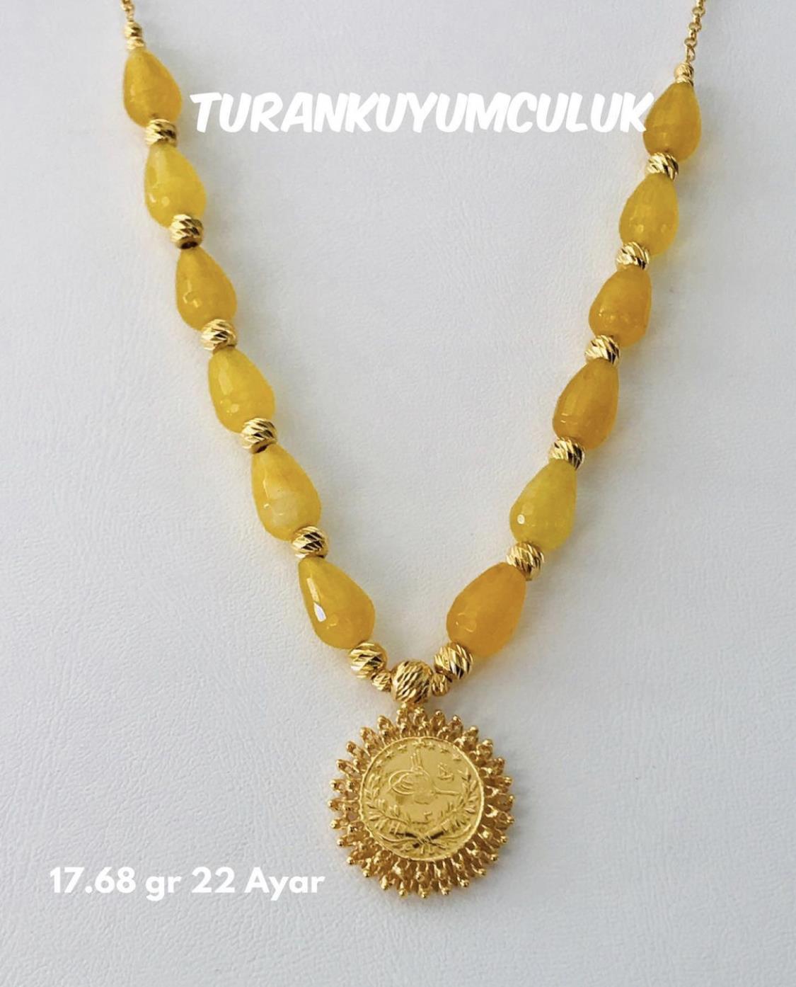 22 Ayar Kolye17,68 Gr - 22 Ayar