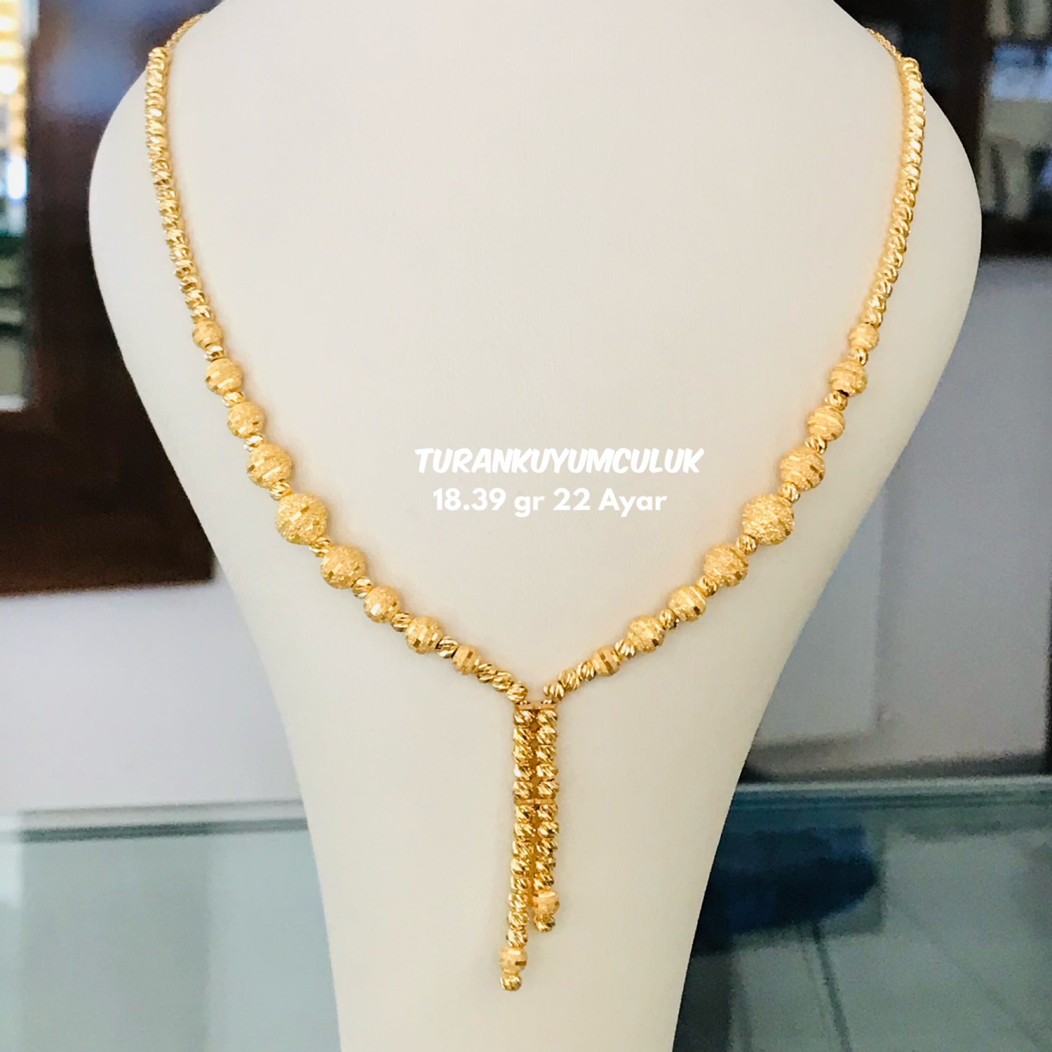 22 Ayar Kolye18,39 Gr - 22 Ayar