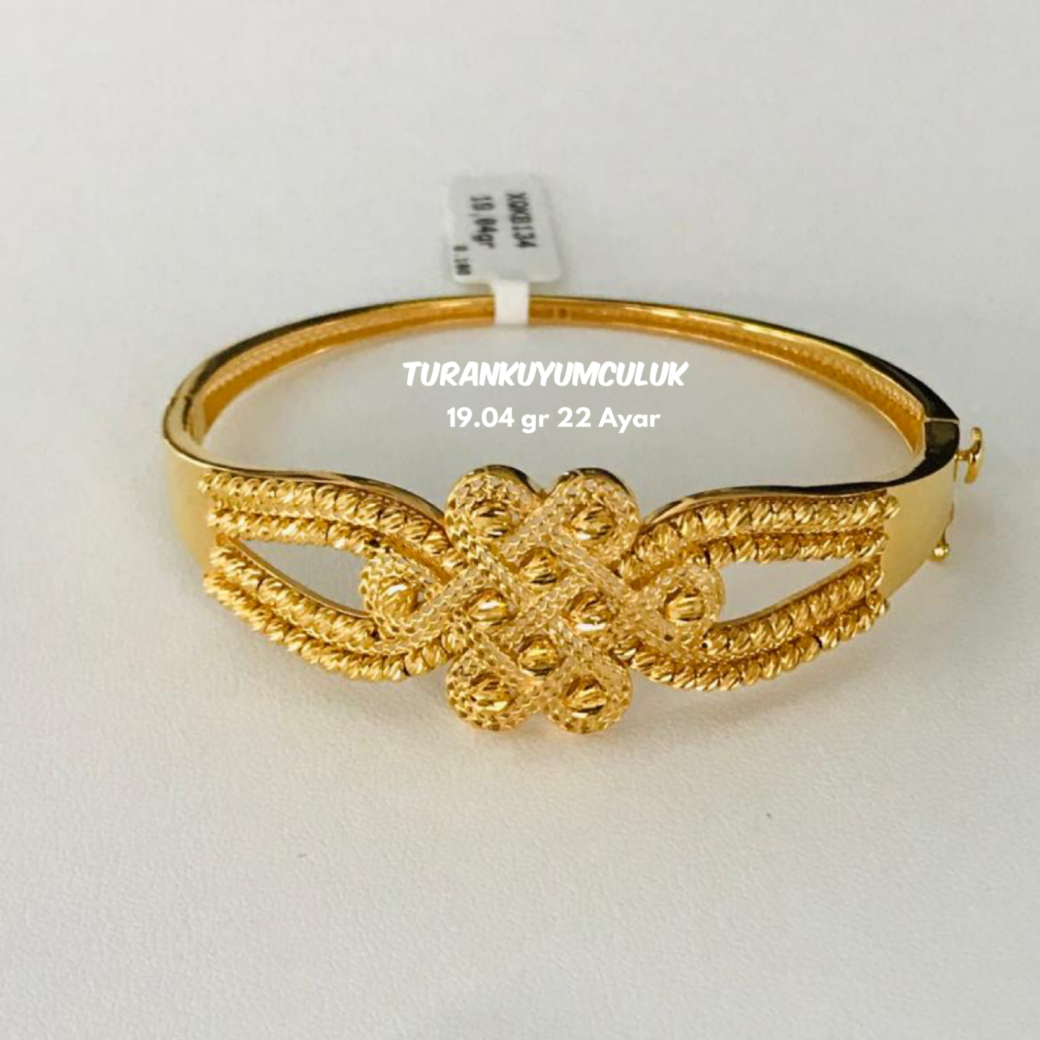 22 Ayar Kelepçe19,04 Gr - 22 Ayar