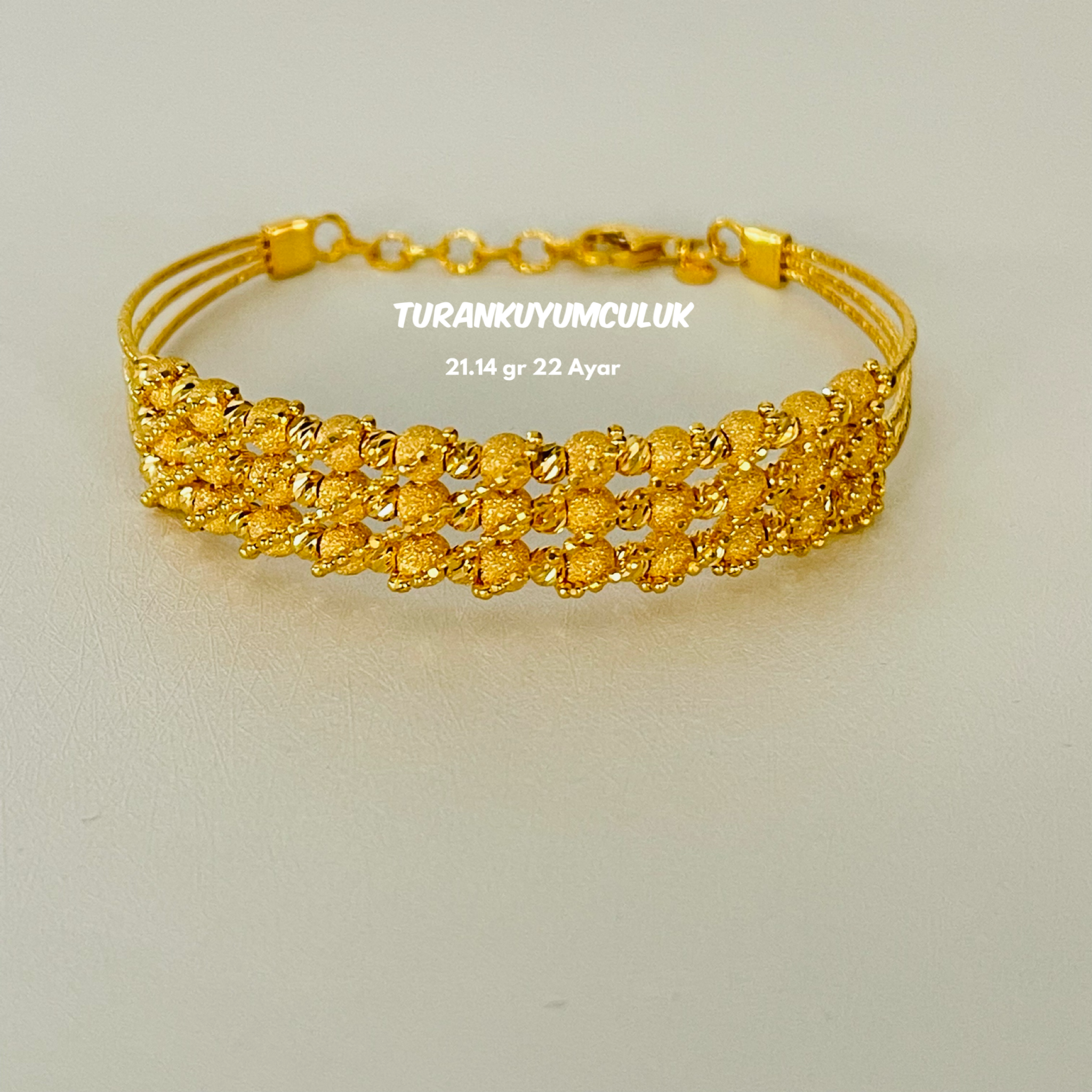 22 Ayar Kelepçe21,14 Gr - 22 Ayar