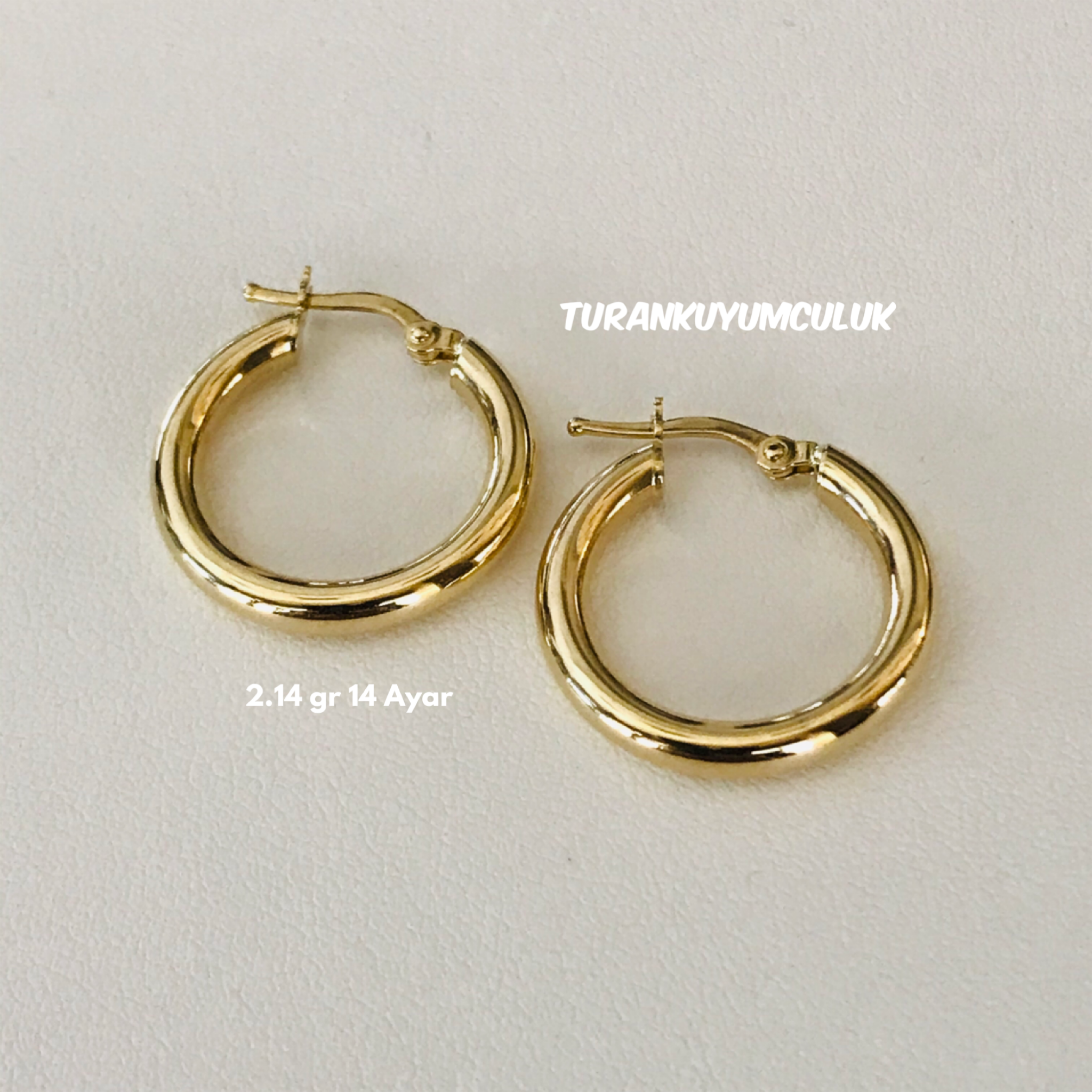 14 Ayar Küpe2,14 Gr -14 Ayar