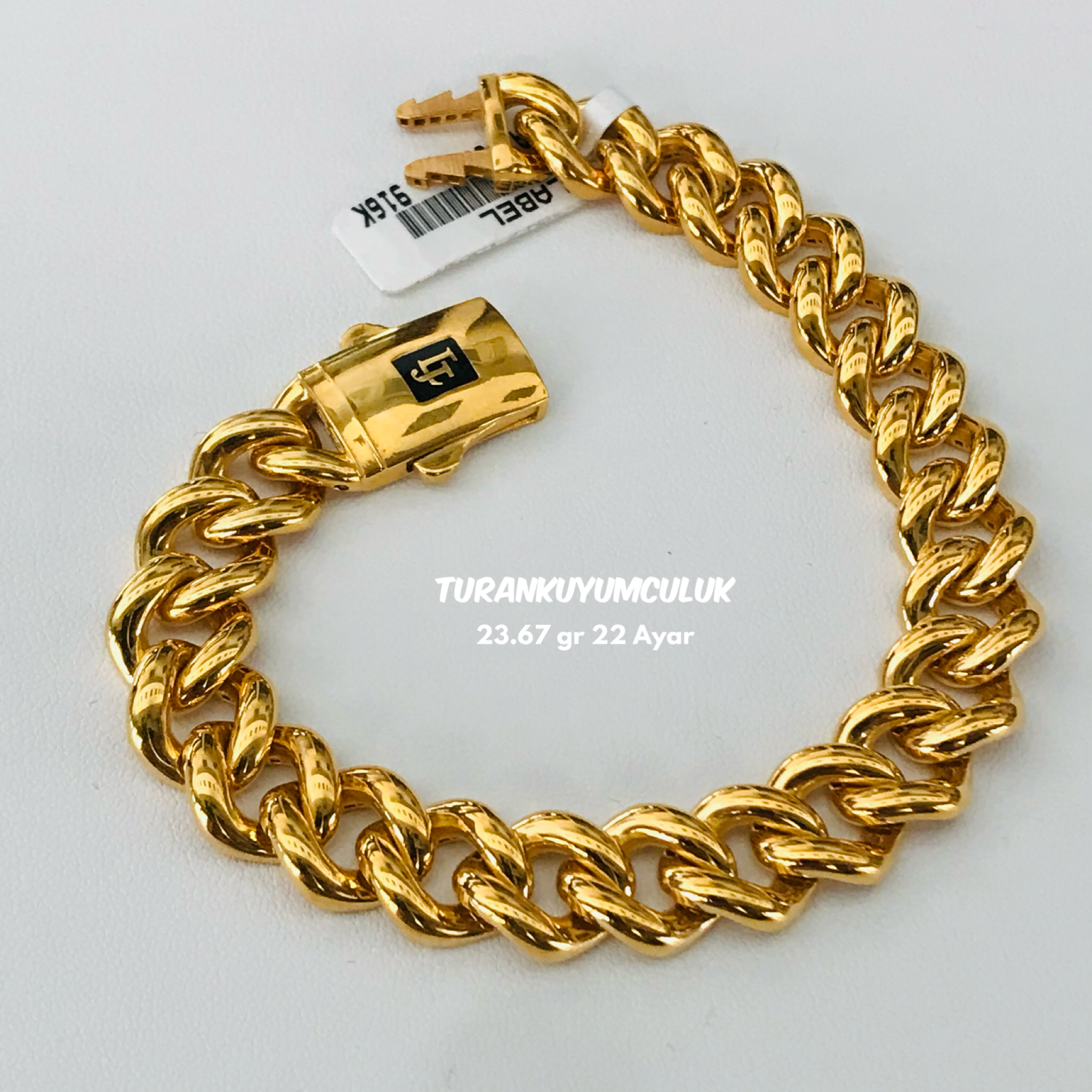 22 Ayar Bileklik23,67 Gr - 22 Ayar