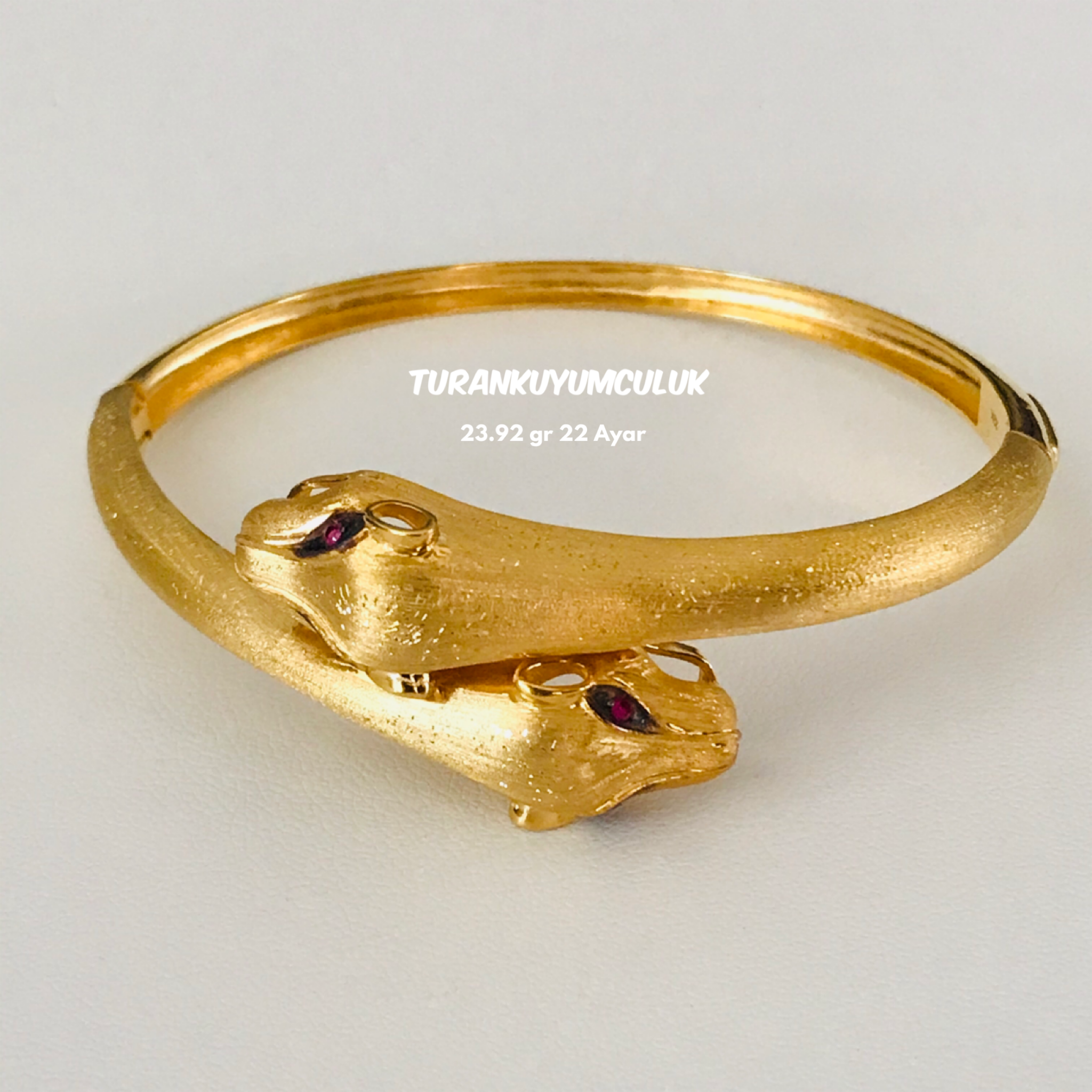 22 Ayar Kelepçe23,92 Gr - 22 Ayar