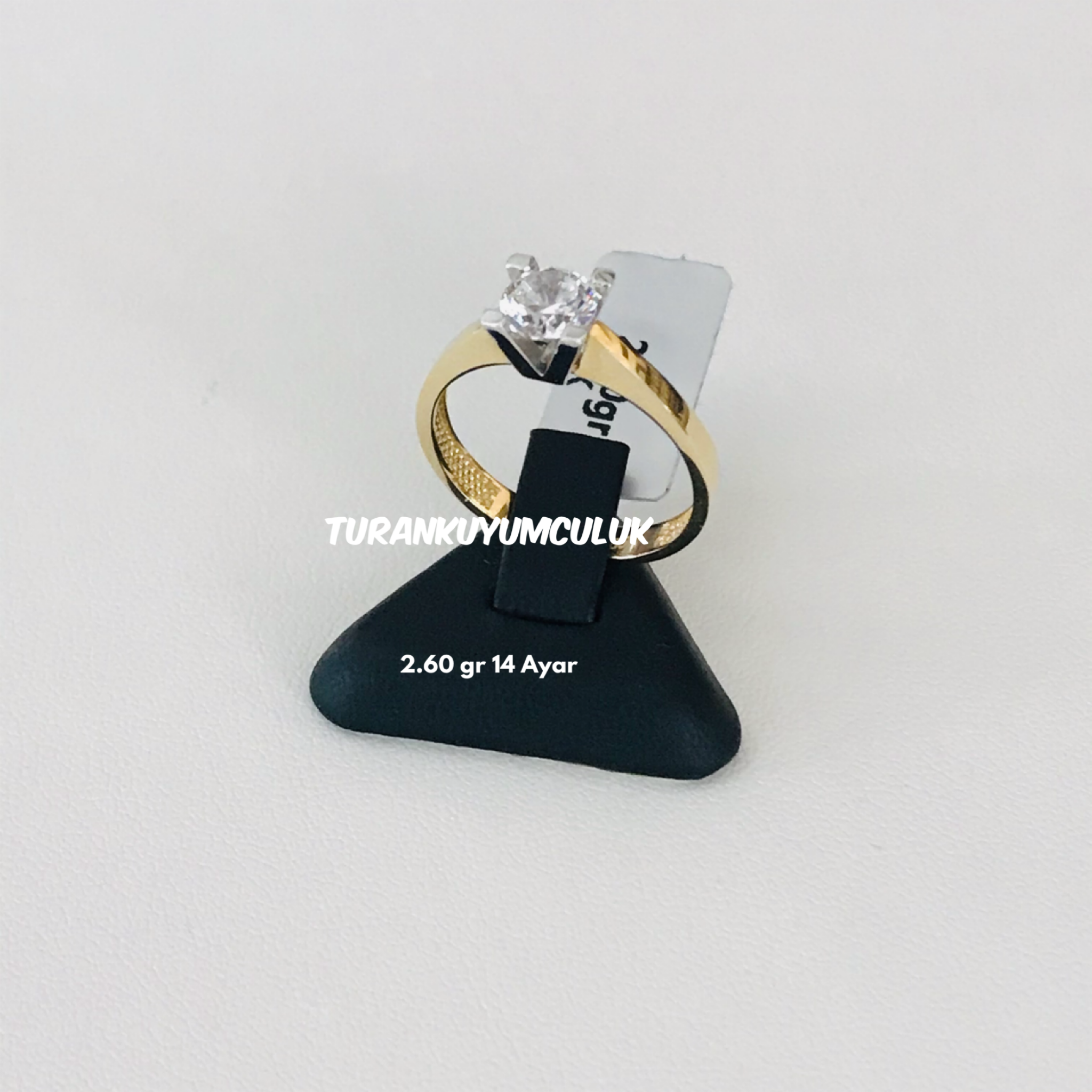 14 Ayar Tektaş2,60 Gr - 14 Ayar