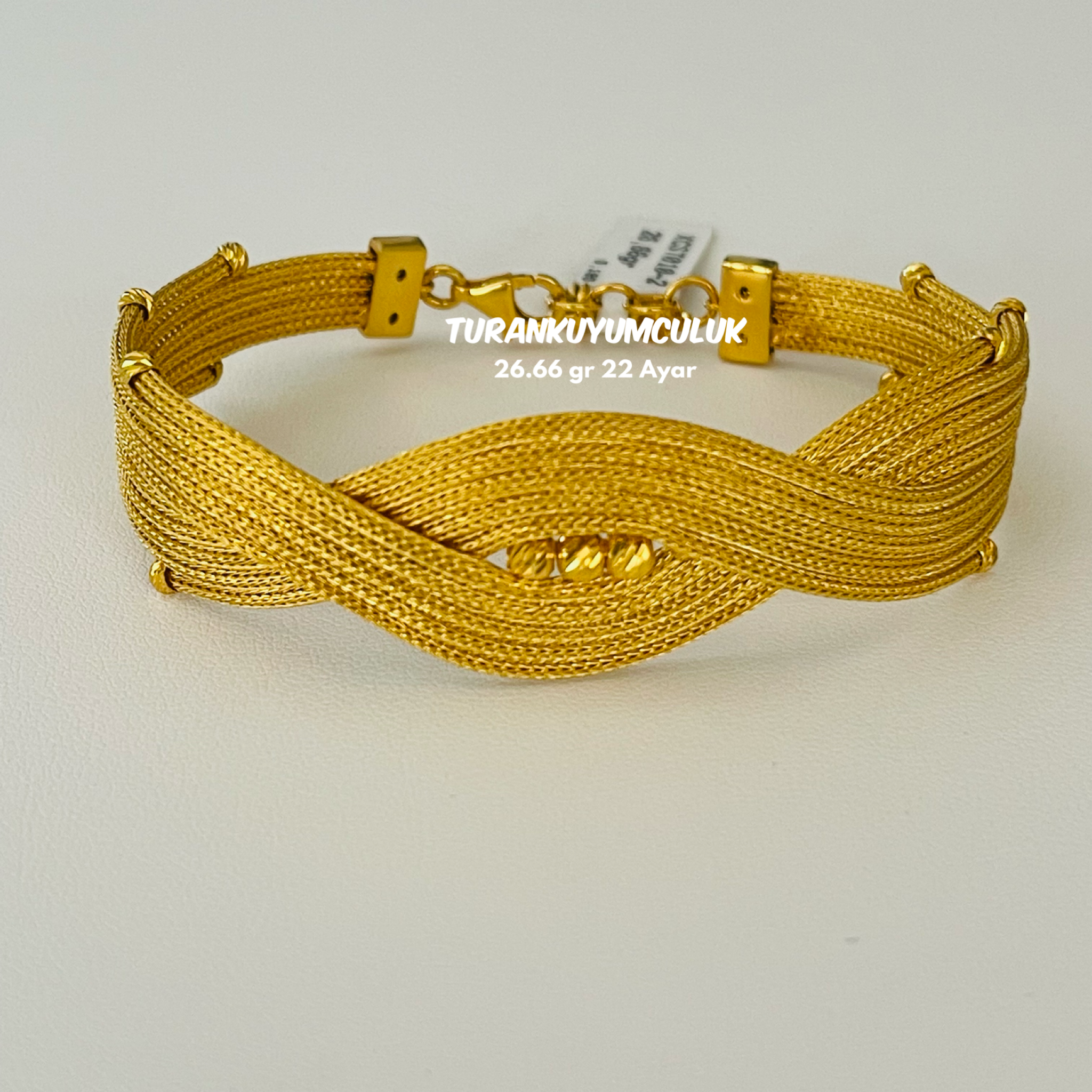 22 Ayar Kelepçe26,66 Gr - 22 Ayar