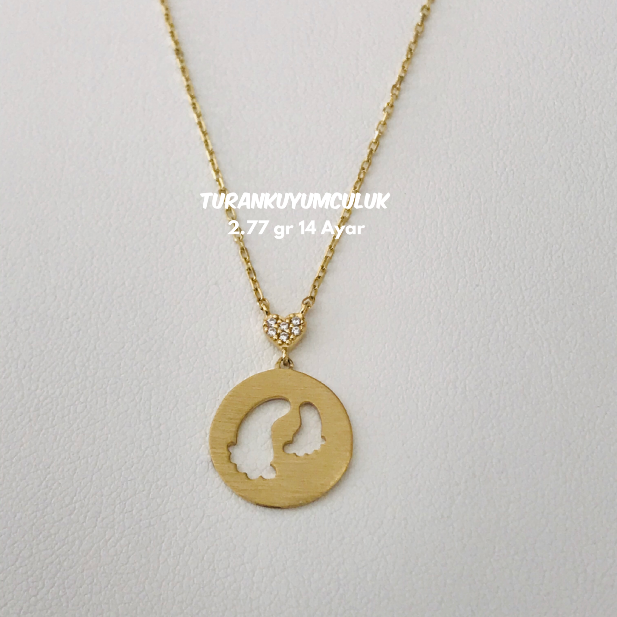 14 Ayar Kolye2,77 Gr - 14 Ayar