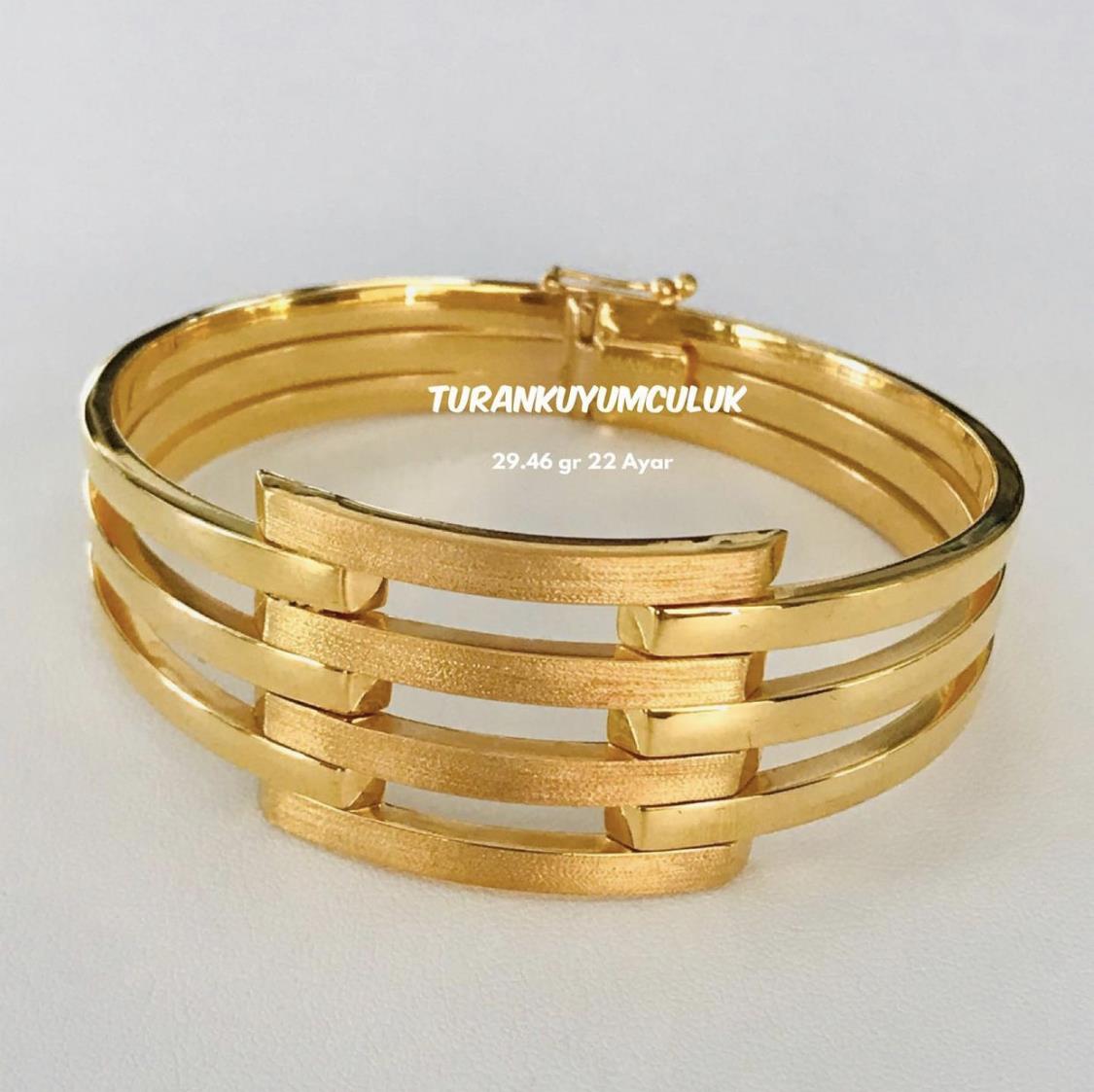 22 Ayar Kelepçe29,46 Gr - 22 Ayar